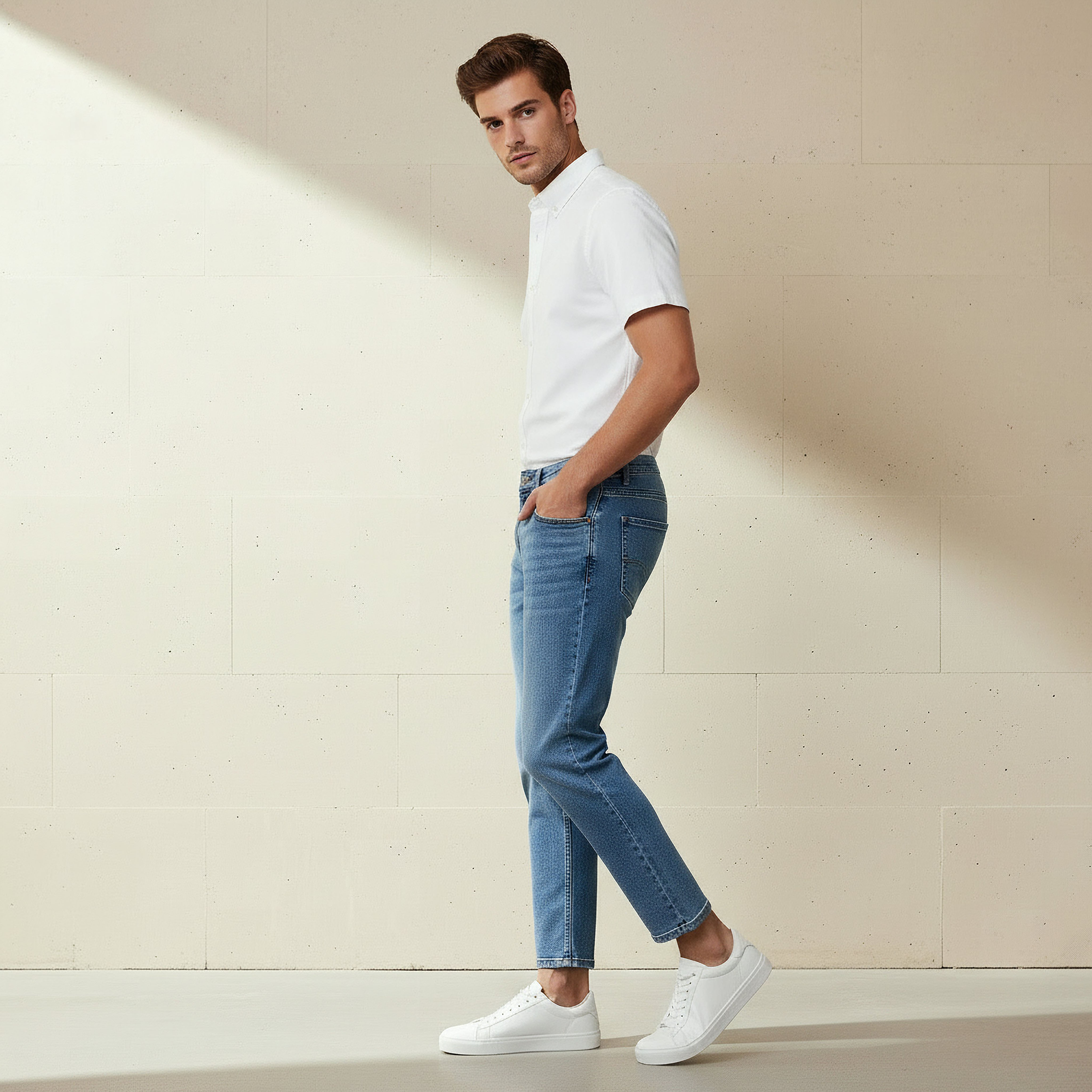 Men Regular Fit Mid-Rise Cropped Jeans-men-clothing-bottoms-jeans-image-2