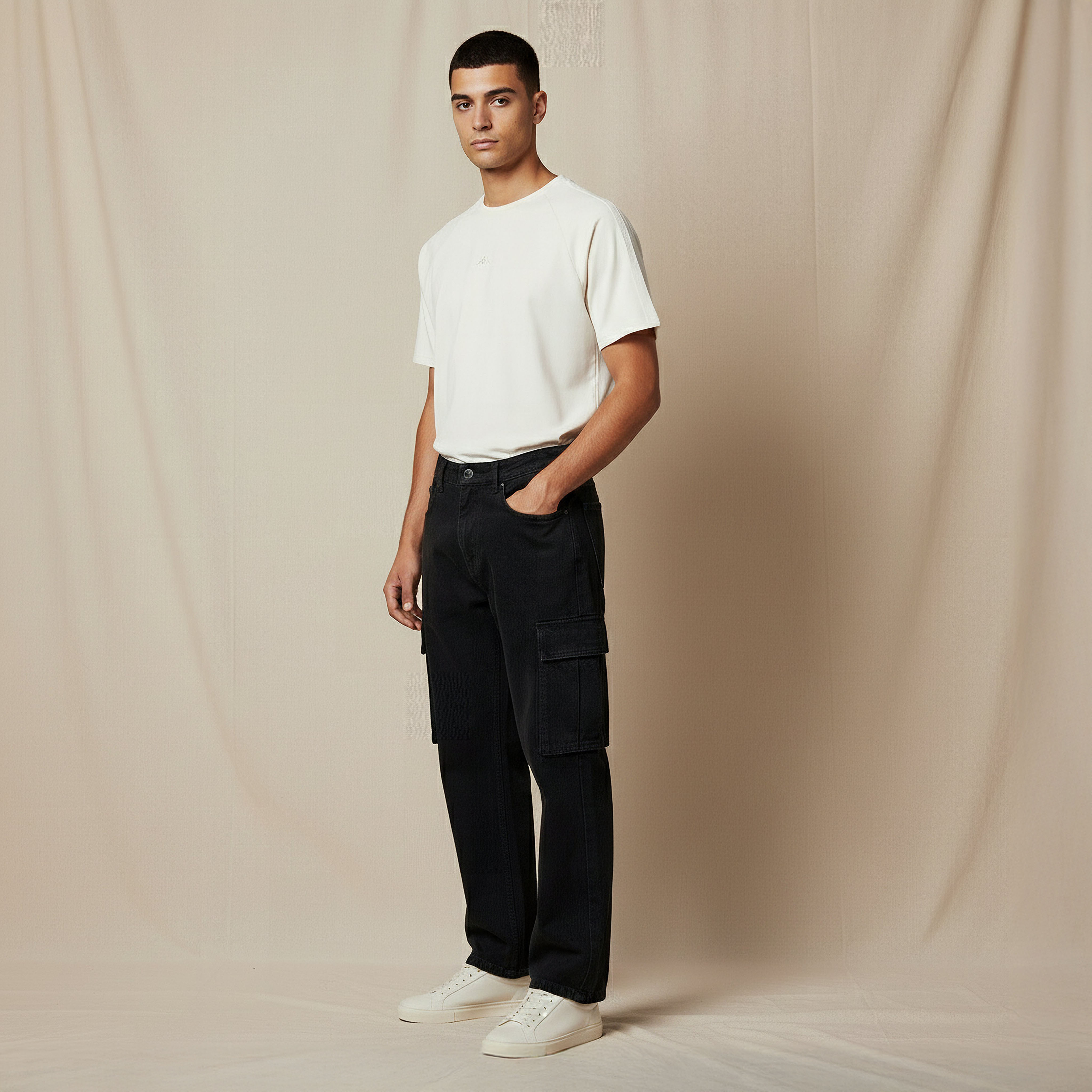Men Regular Fit Mid-Rise Cargo Jeans-men-clothing-bottoms-jeans-image-2