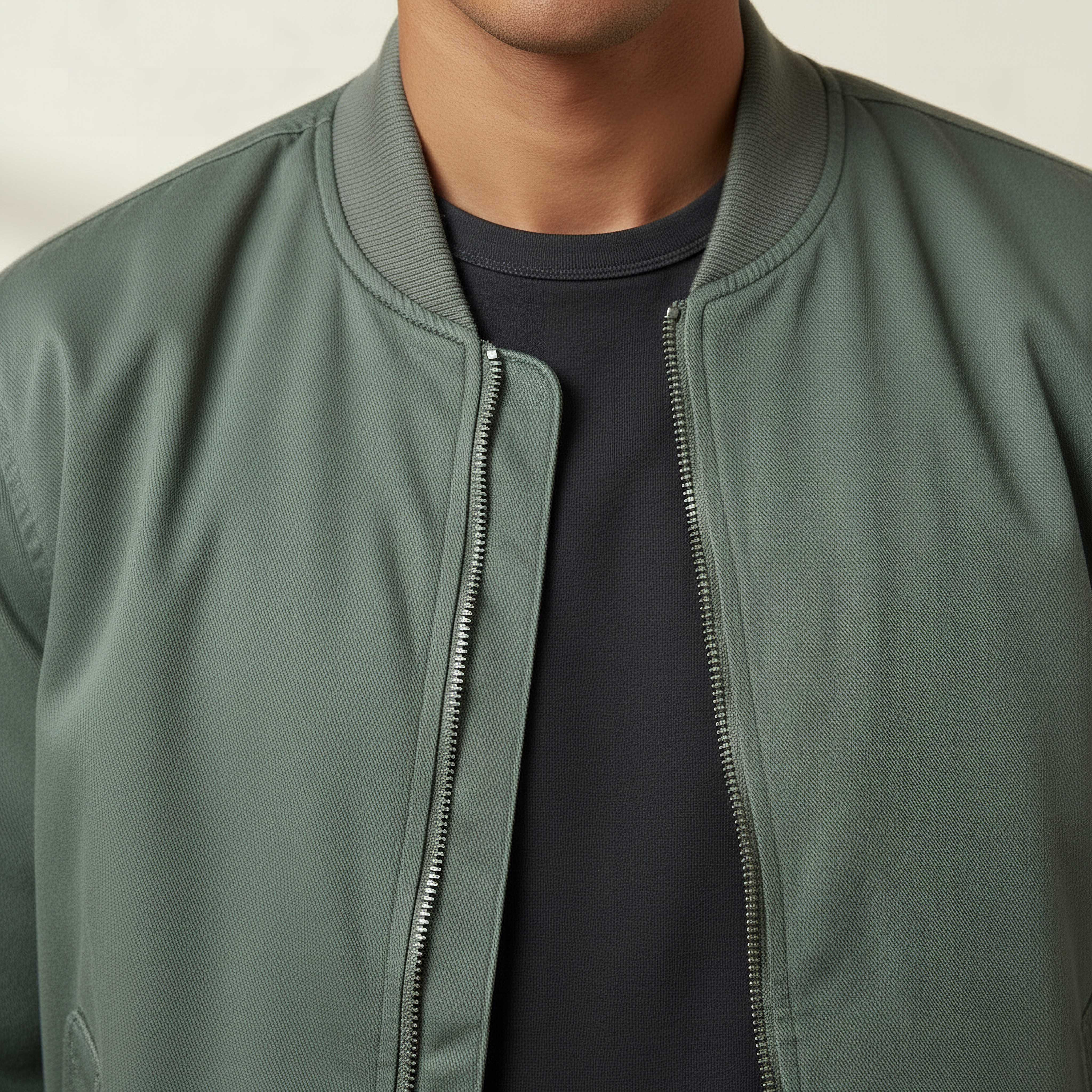 Men Regular Fit Twill Bomber Jacket-men-clothing-jacketsandblazers-jackets-image-4