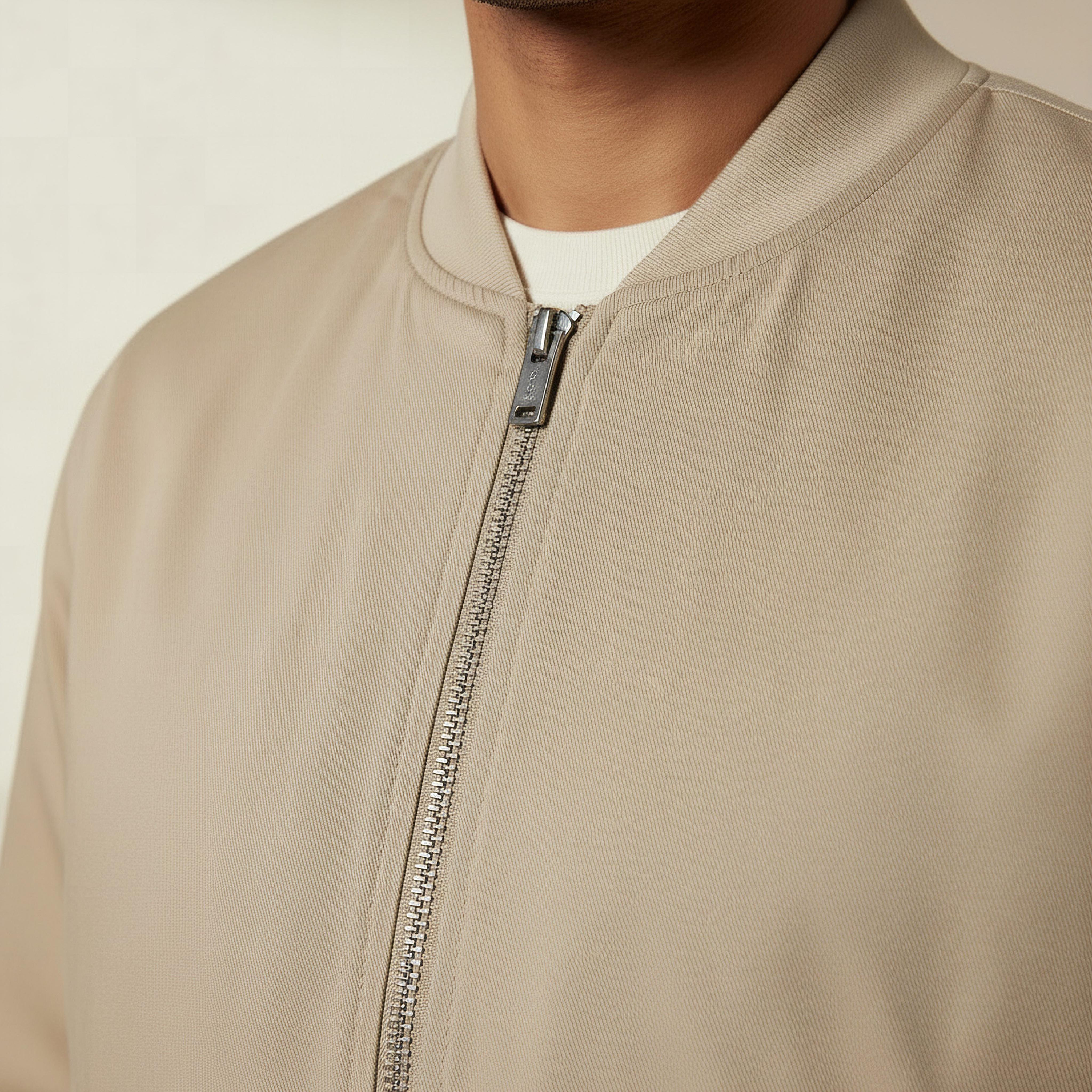 Men Regular Fit Twill Bomber Jacket-men-clothing-jacketsandblazers-jackets-image-4