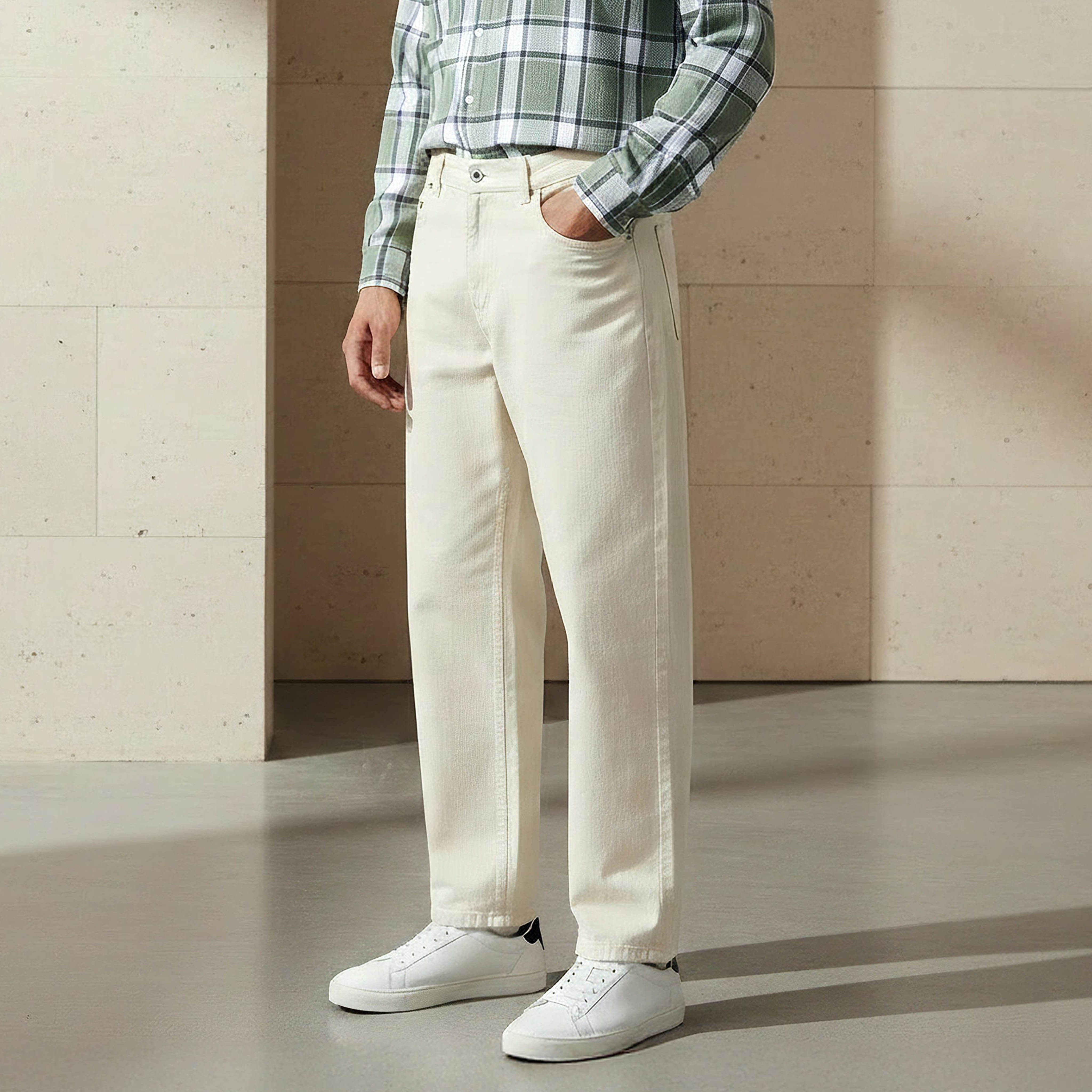 Men Baggy Fit Mid-Rise Pocket Jeans-men-clothing-bottoms-jeans-image-1