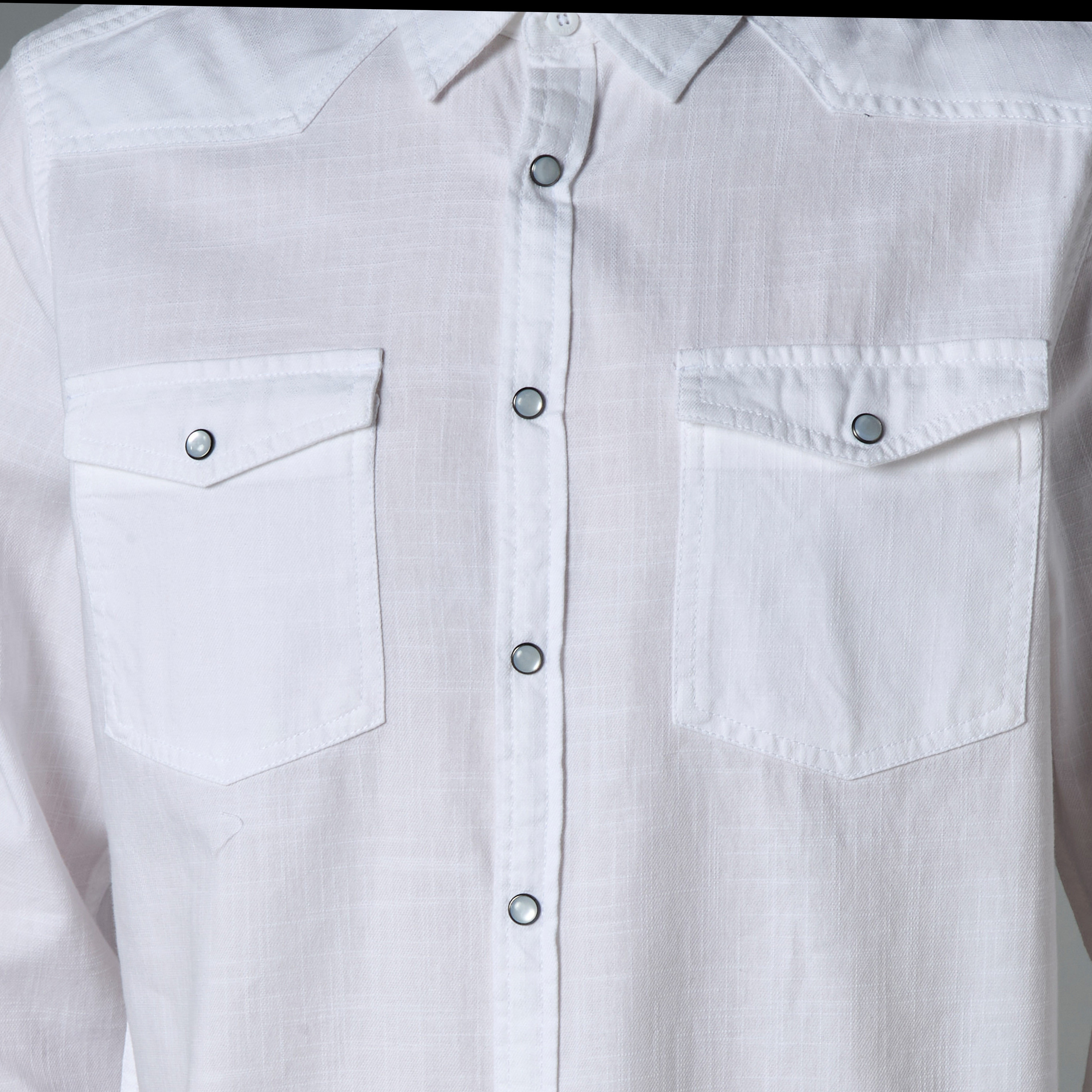 Men Regular Fit Collared Long Sleeves Denim Shirt-men-clothing-shirts-image-4