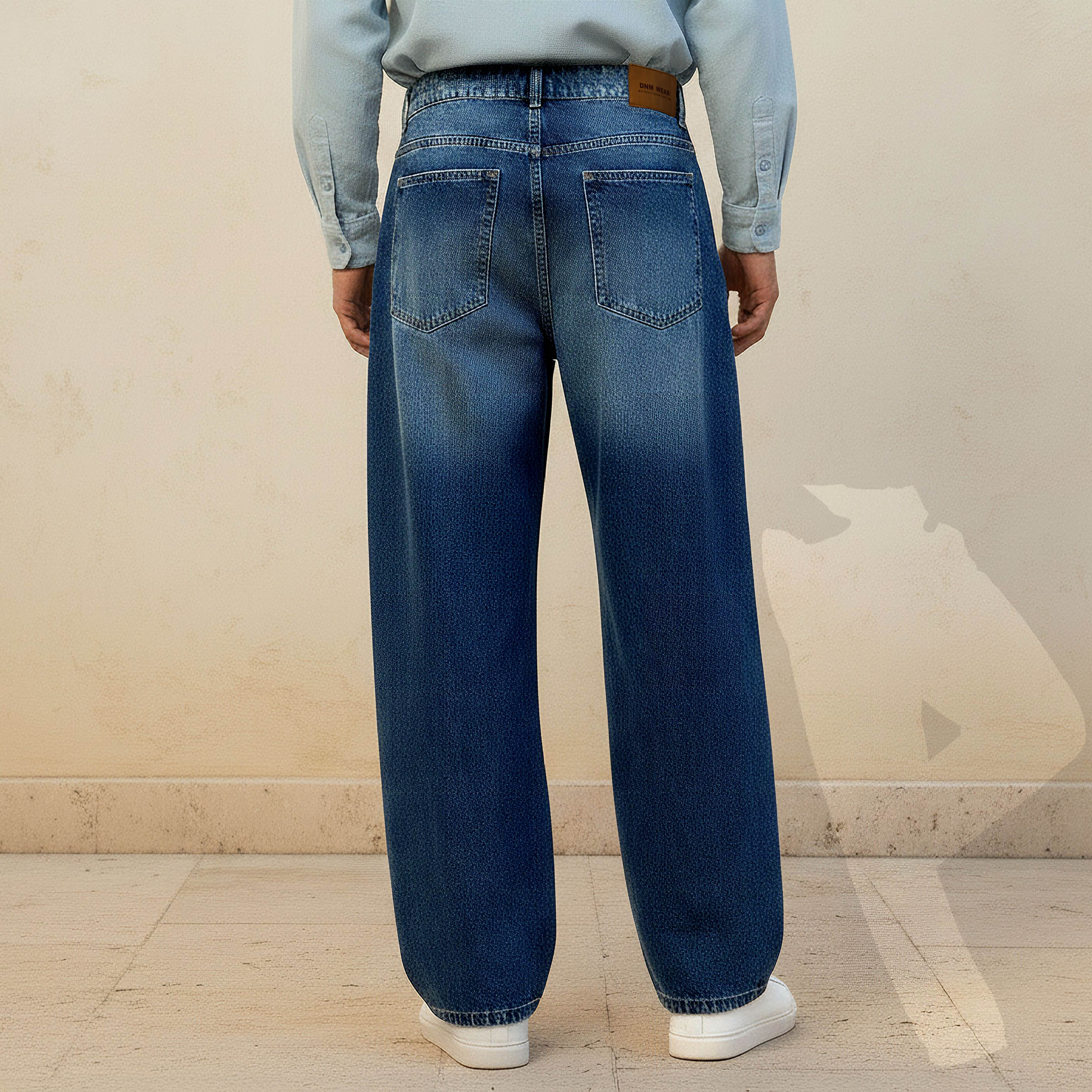 Men Baggy Fit Mid-Rise Jeans-men-clothing-bottoms-jeans-image-4