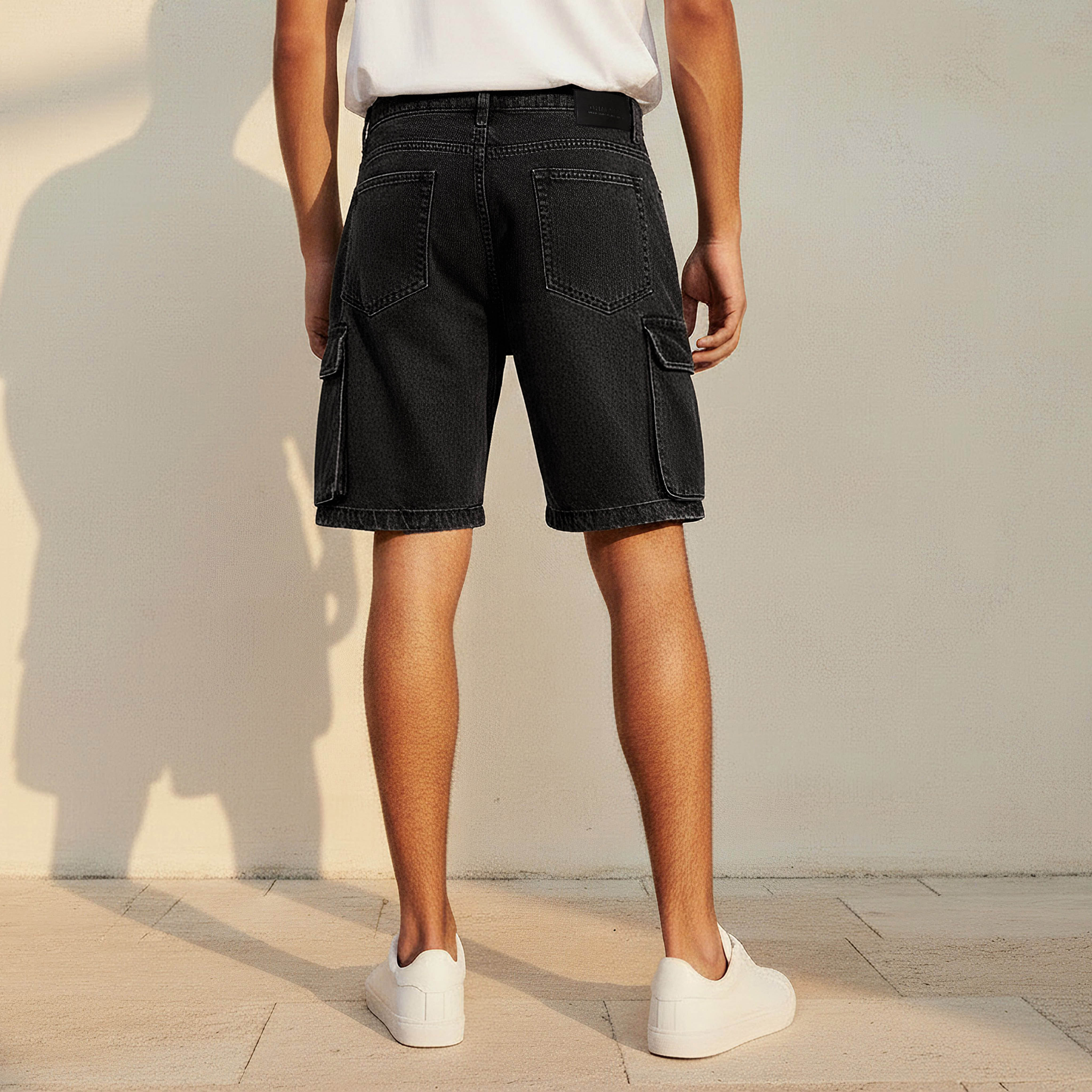 Men Regular Fit Shorts Cotton-men-clothing-bottoms-shorts-image-4