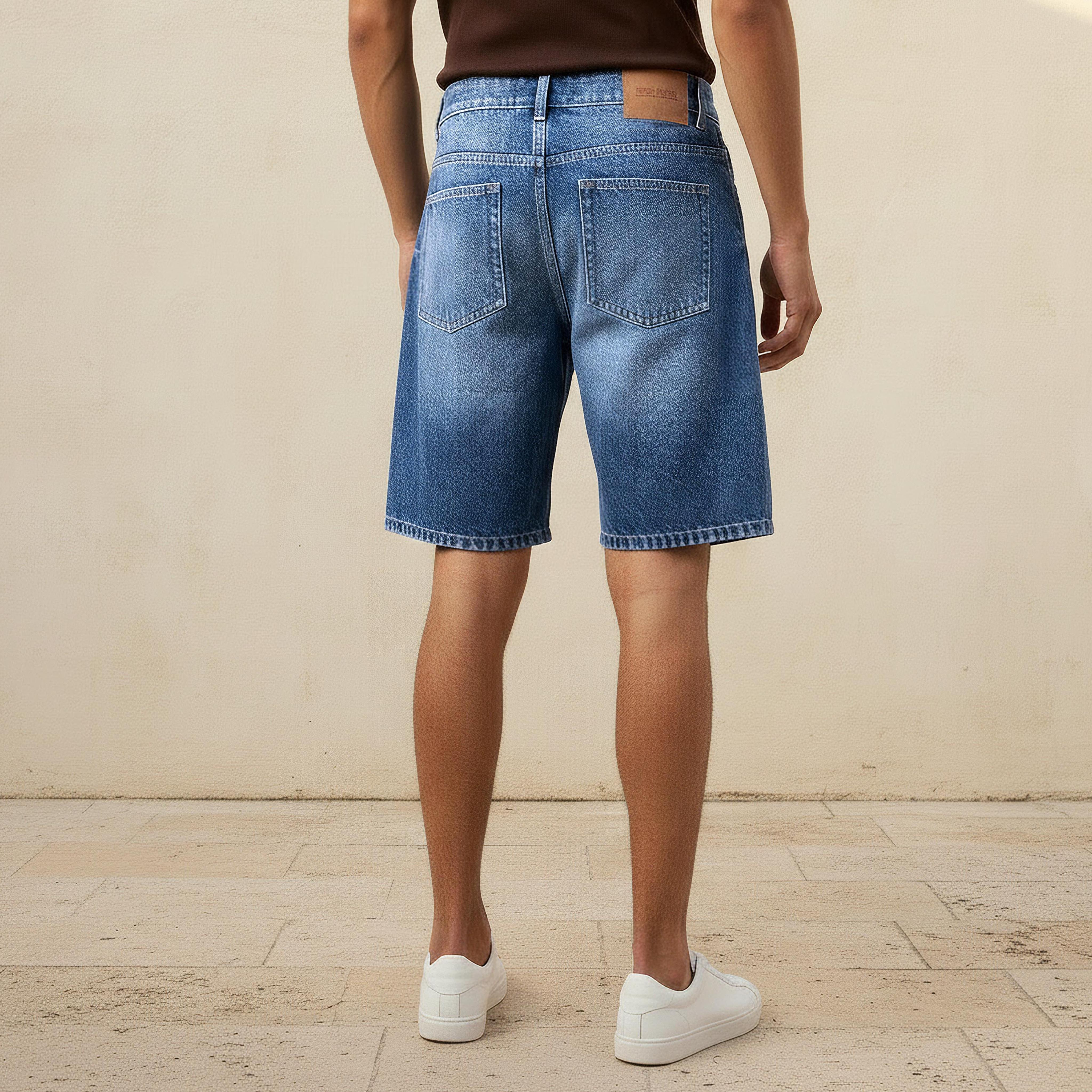 شورت دينم بقصّة عادية للرجال-men-clothing-bottoms-shorts-image-4