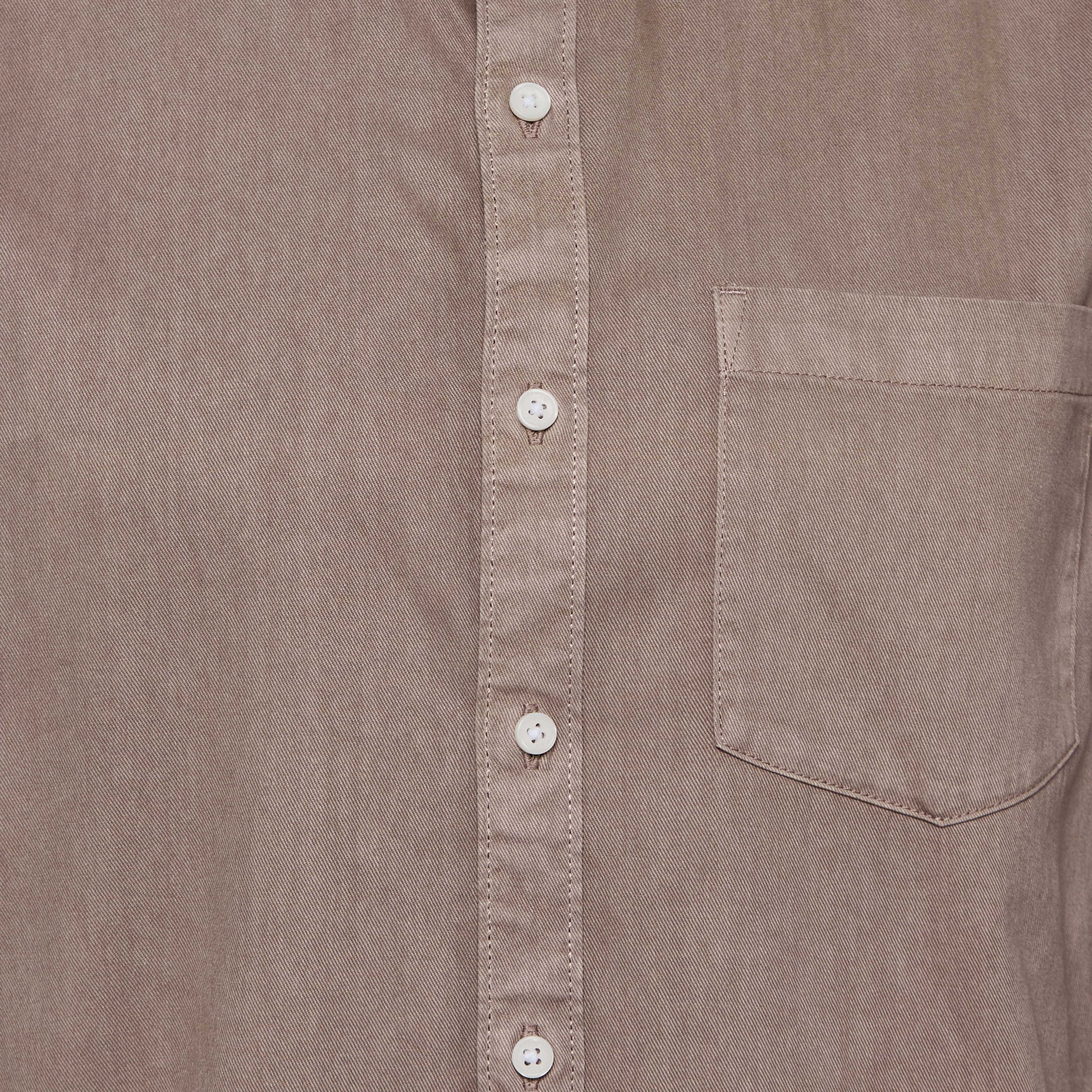Men Regular Fit Button-Down Collar Long Sleeves Denim Shirt-men-clothing-shirts-image-2