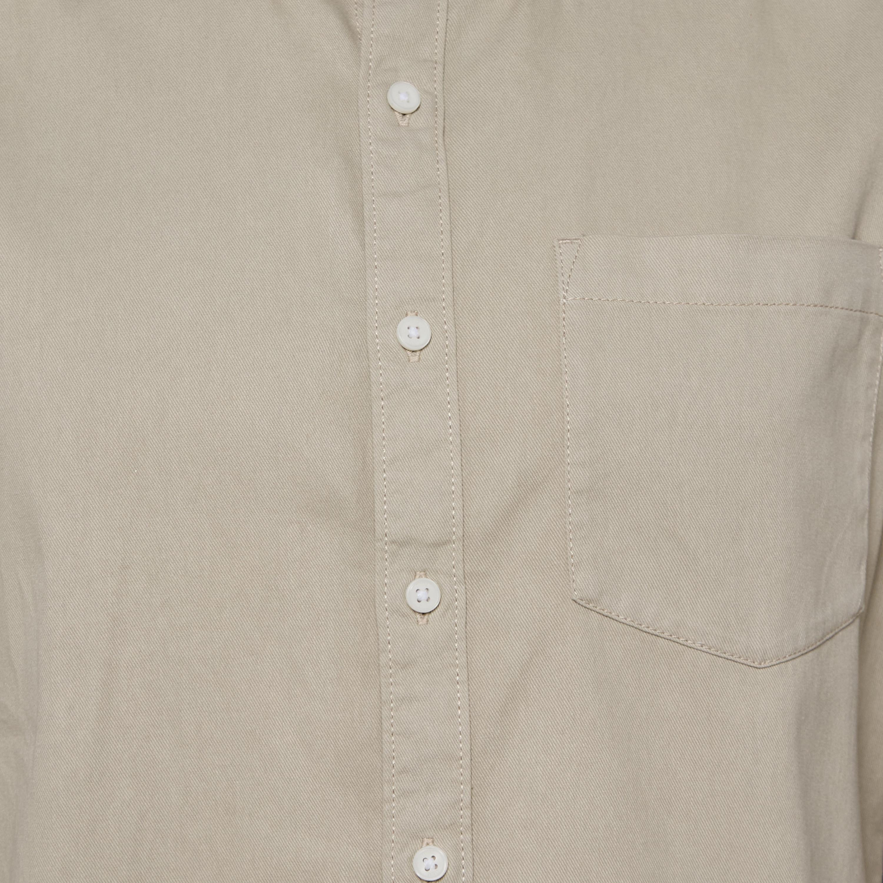 Men Regular Fit Button-Down Collar Long Sleeves Denim Shirt-men-clothing-shirts-image-2