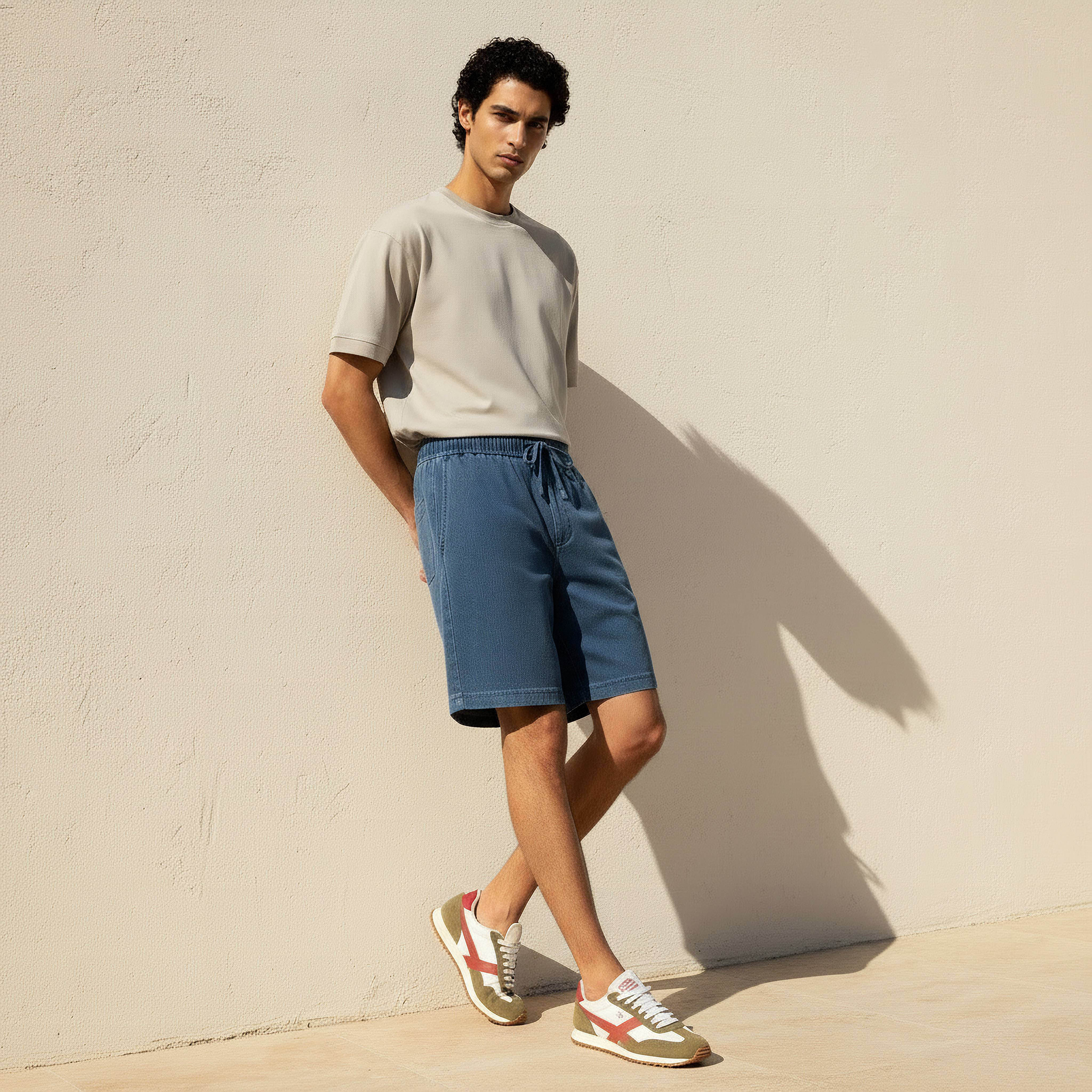 Men Regular Fit Shorts Cotton-men-clothing-bottoms-shorts-image-3