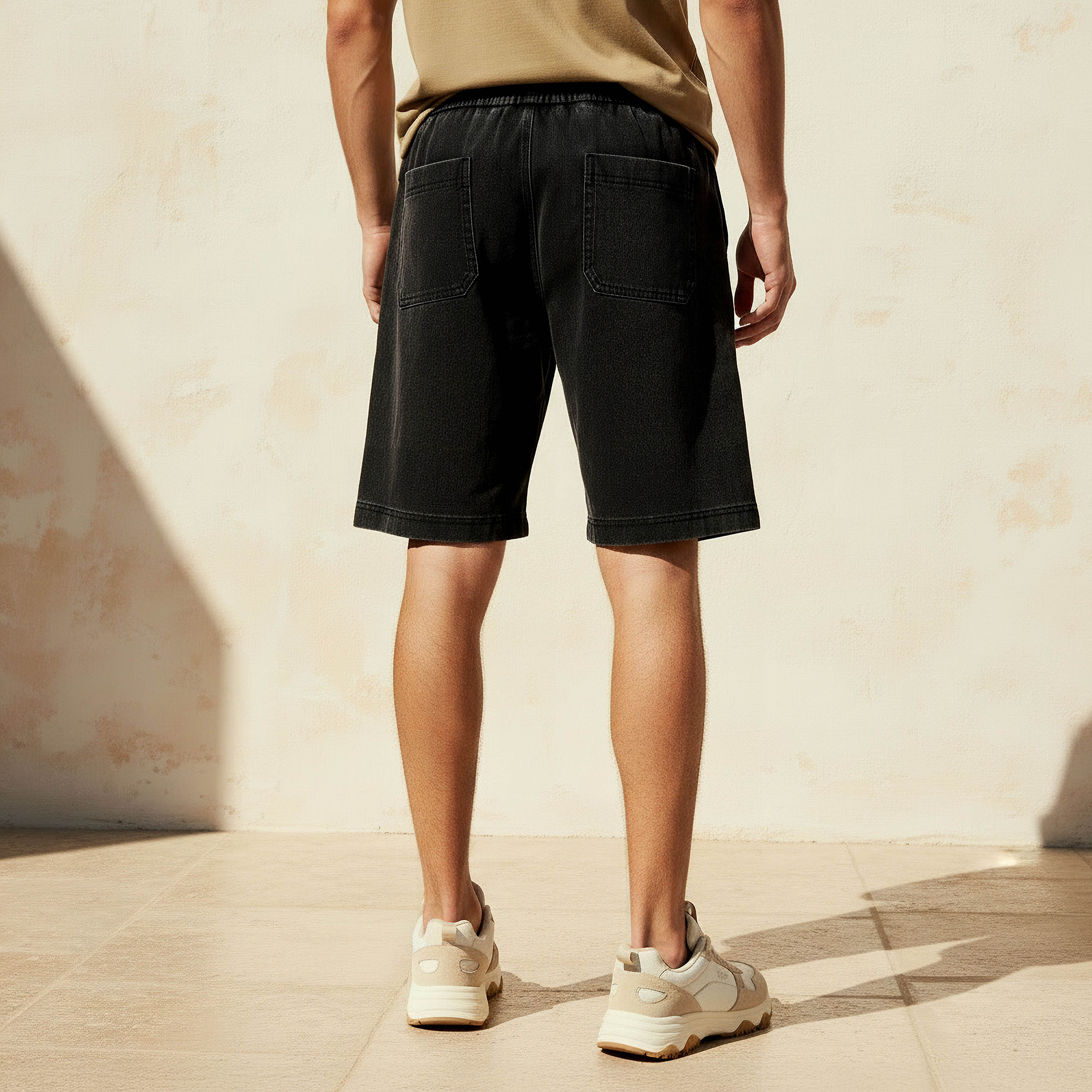 Men Regular Fit Shorts Cotton-men-clothing-bottoms-shorts-image-4