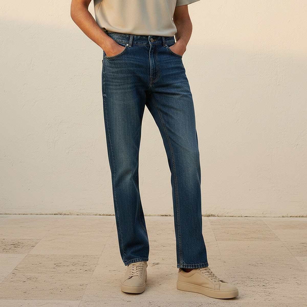 Splash Denim Straight Fit Mid-Rise Jeans-men-clothing-jeans-image-1