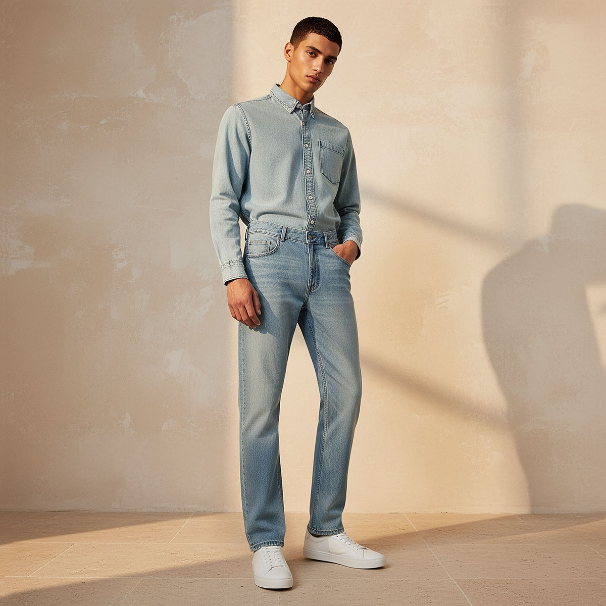 بنطلون جينز بقصة مستقيمة تصميم التسعينيات من سبلاش دينيم-men-clothing-jeans-image-3