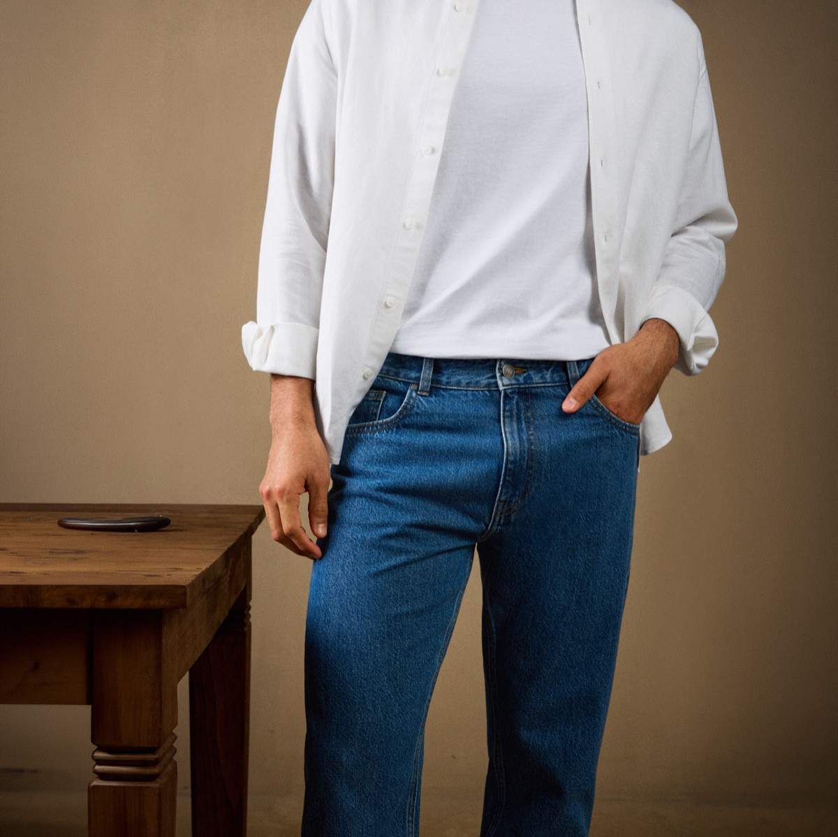 بنطلون جينز بقصّة مستقيمة من سبلاش دنيم-men-clothing-jeans-image-1