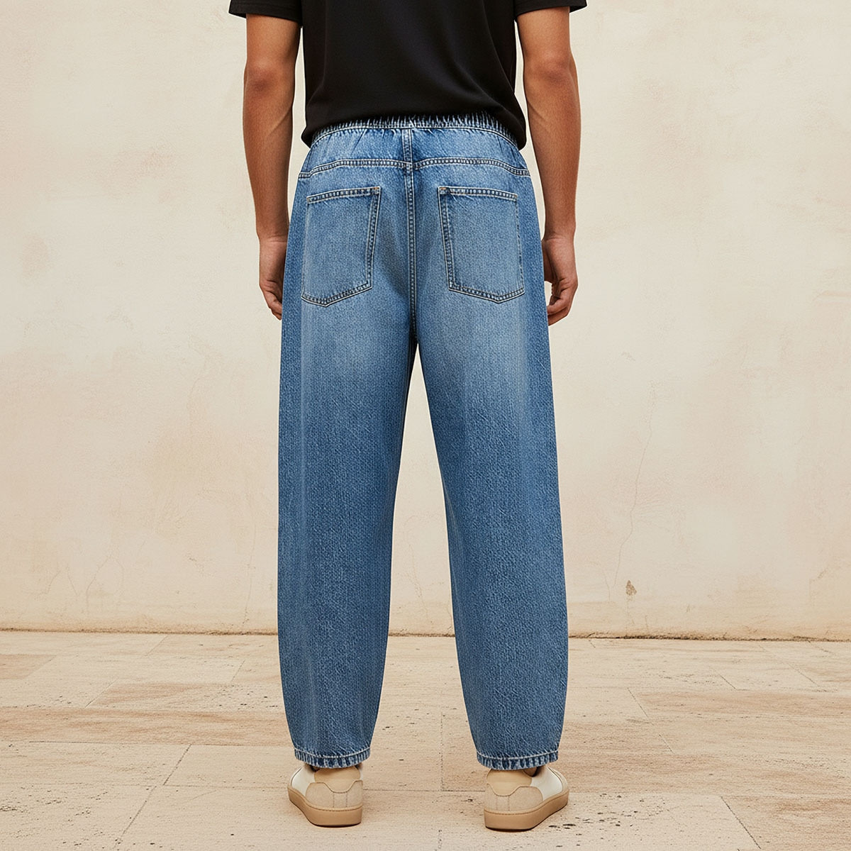 بنطلون جينز دينم بقصة مستقيمة وزر إغلاق من سبلاش-men-clothing-bottoms-jeans-image-4
