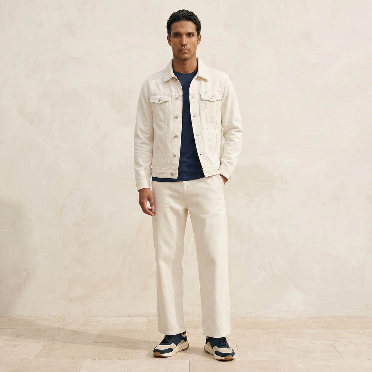 Splash Denim Regular Fit Flap Pocket Trucker Jacket-men-clothing-jacketsandblazers-jackets-image-3
