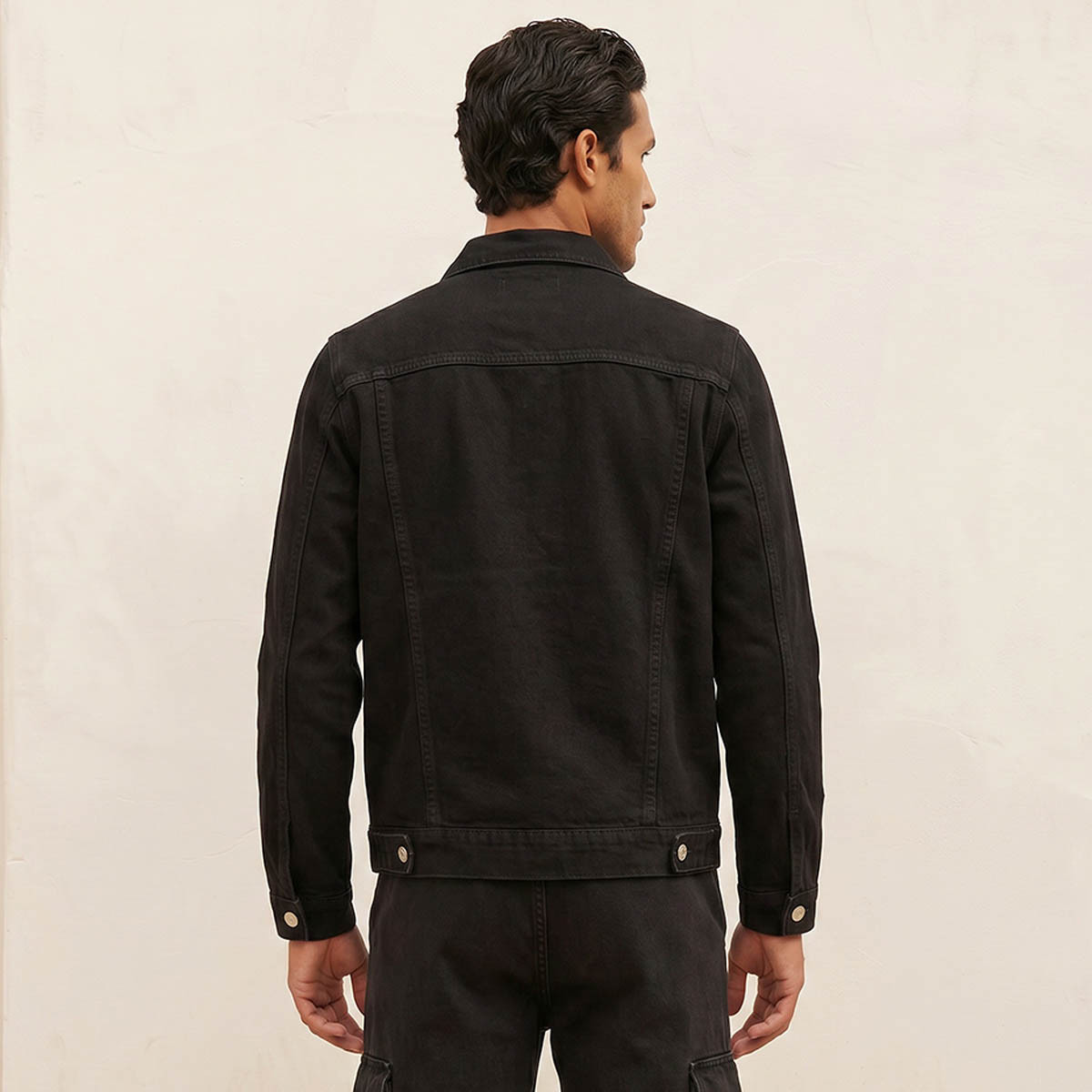 Splash Denim Regular Fit Flap Pocket Trucker Jacket-men-clothing-jacketsandblazers-jackets-image-4