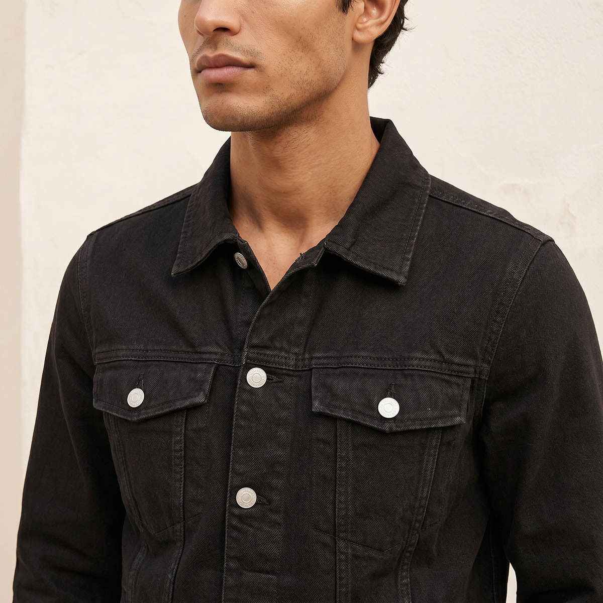 Splash Denim Regular Fit Flap Pocket Trucker Jacket-men-clothing-jacketsandblazers-jackets-image-6