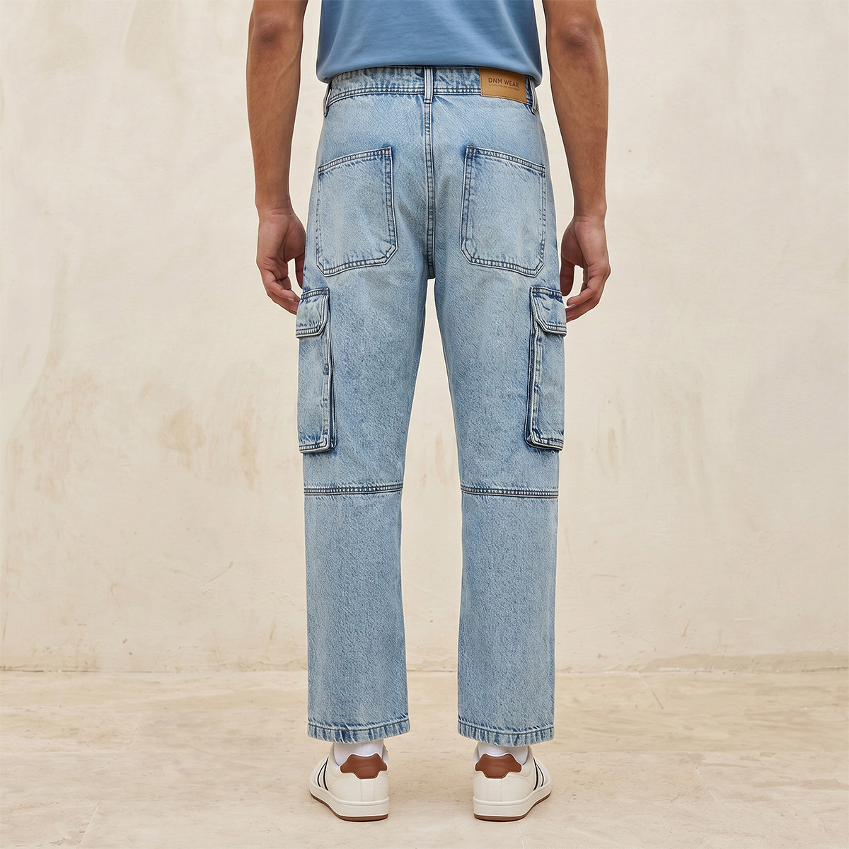 بنطلون دينم كارجو قطن من سبلاش-men-clothing-jeans-image-4