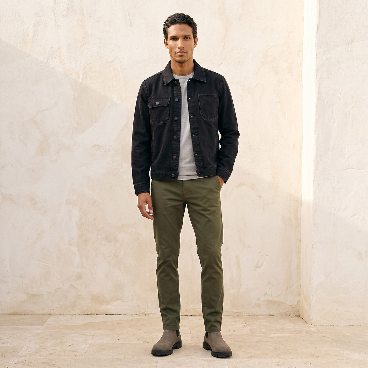 جاكيت رياضي بجيوب من سبلاش دينم-men-clothing-jacketsandblazers-jackets-image-2