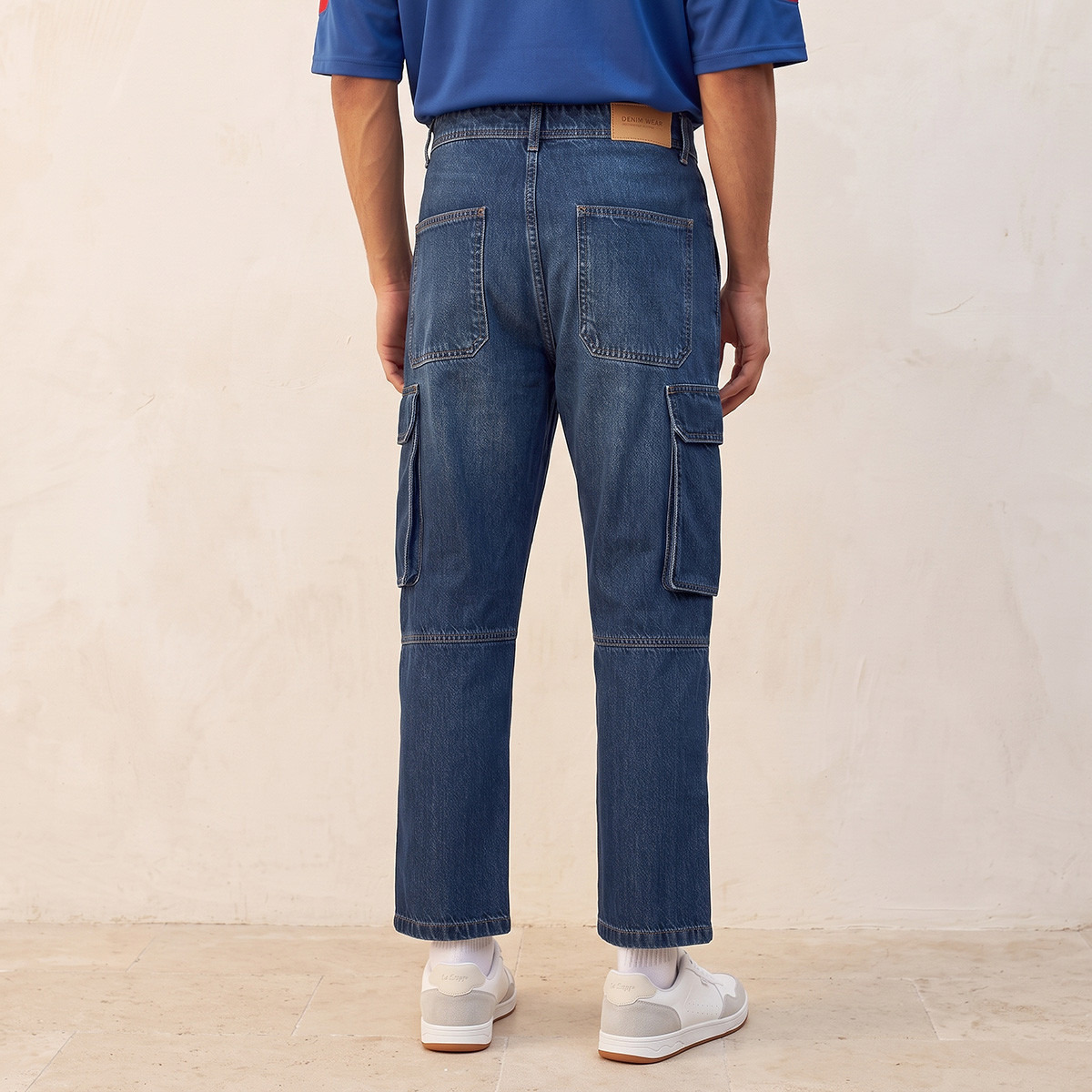 Splash Denim Relaxed Fit Cargo Jeans-men-clothing-jeans-image-3