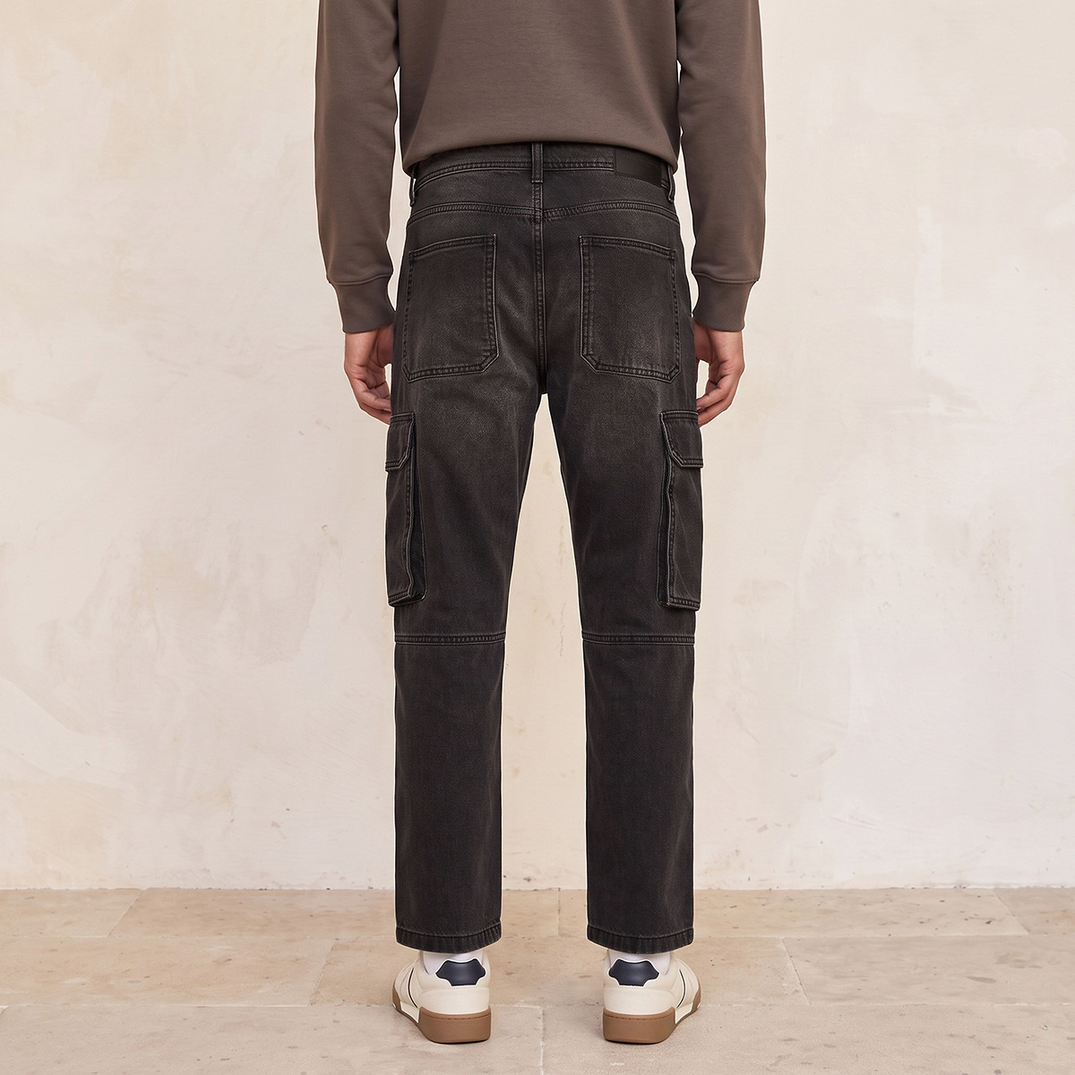 Splash Denim Regular Fit Cargo Jeans-men-clothing-jeans-image-3