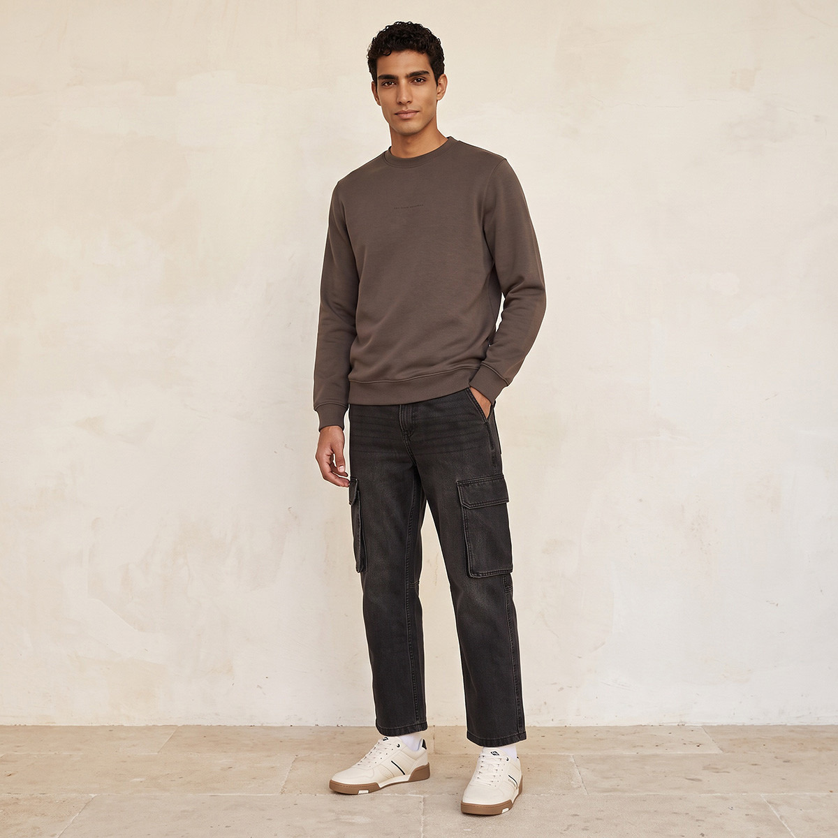 Splash Denim Regular Fit Cargo Jeans-men-clothing-jeans-image-4
