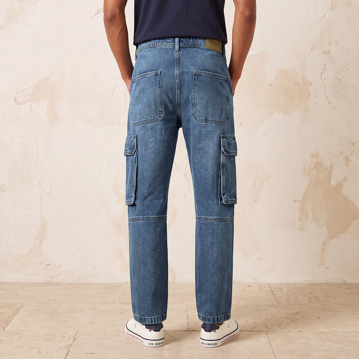 Splash Denim Relaxed Fit Cargo Jeans-men-clothing-jeans-image-3