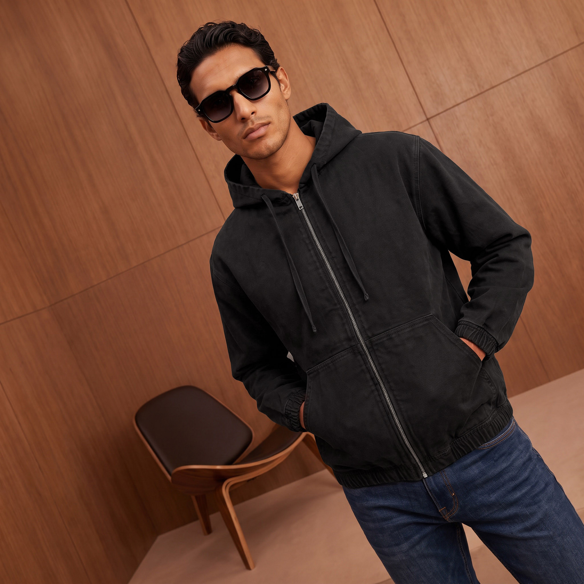 Splash Denim Hooded Jacket with Zip Closure-men-clothing-jacketsandblazers-jackets-image-1