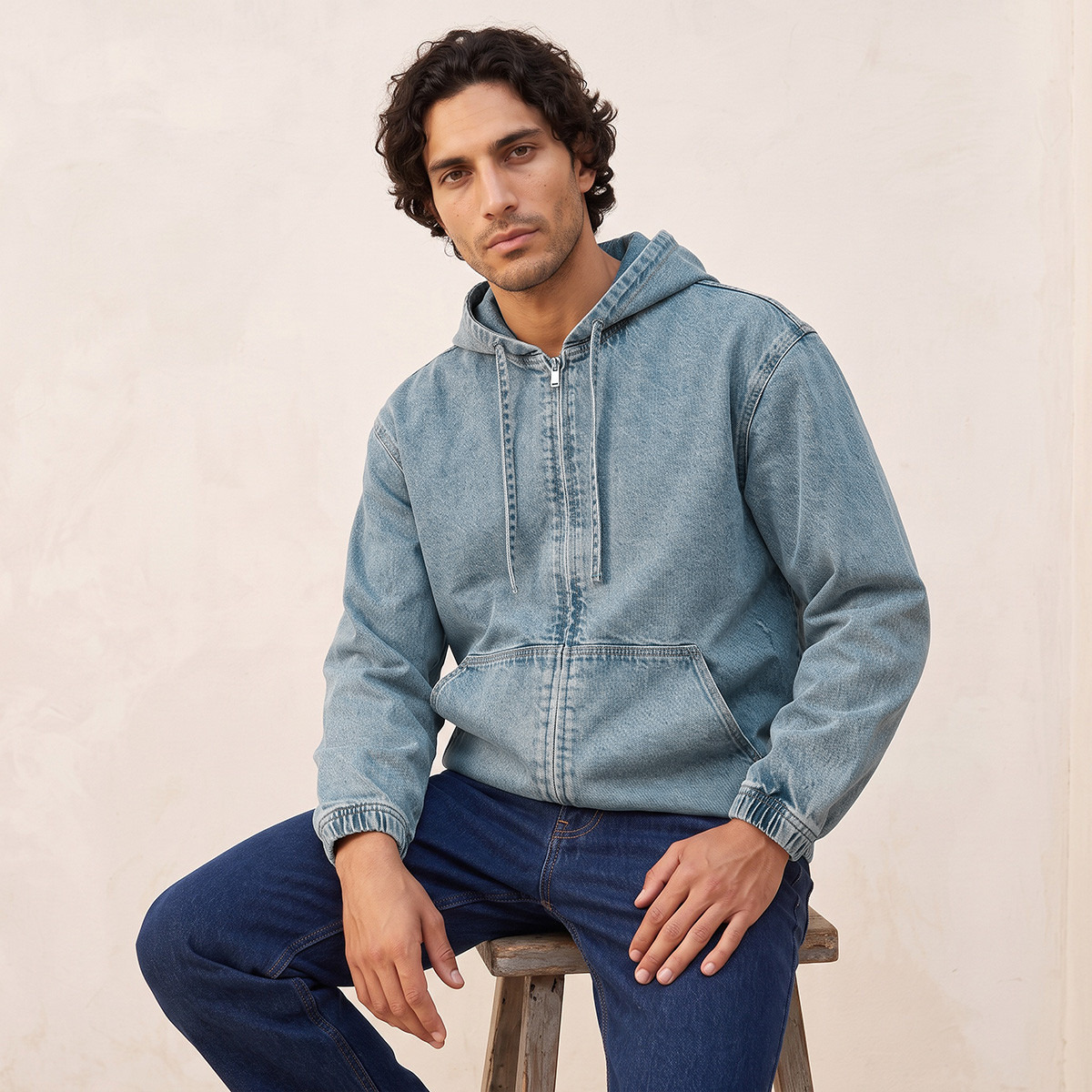 Splash Denim Hooded Jacket with Zip Closure-men-clothing-jacketsandblazers-jackets-image-2
