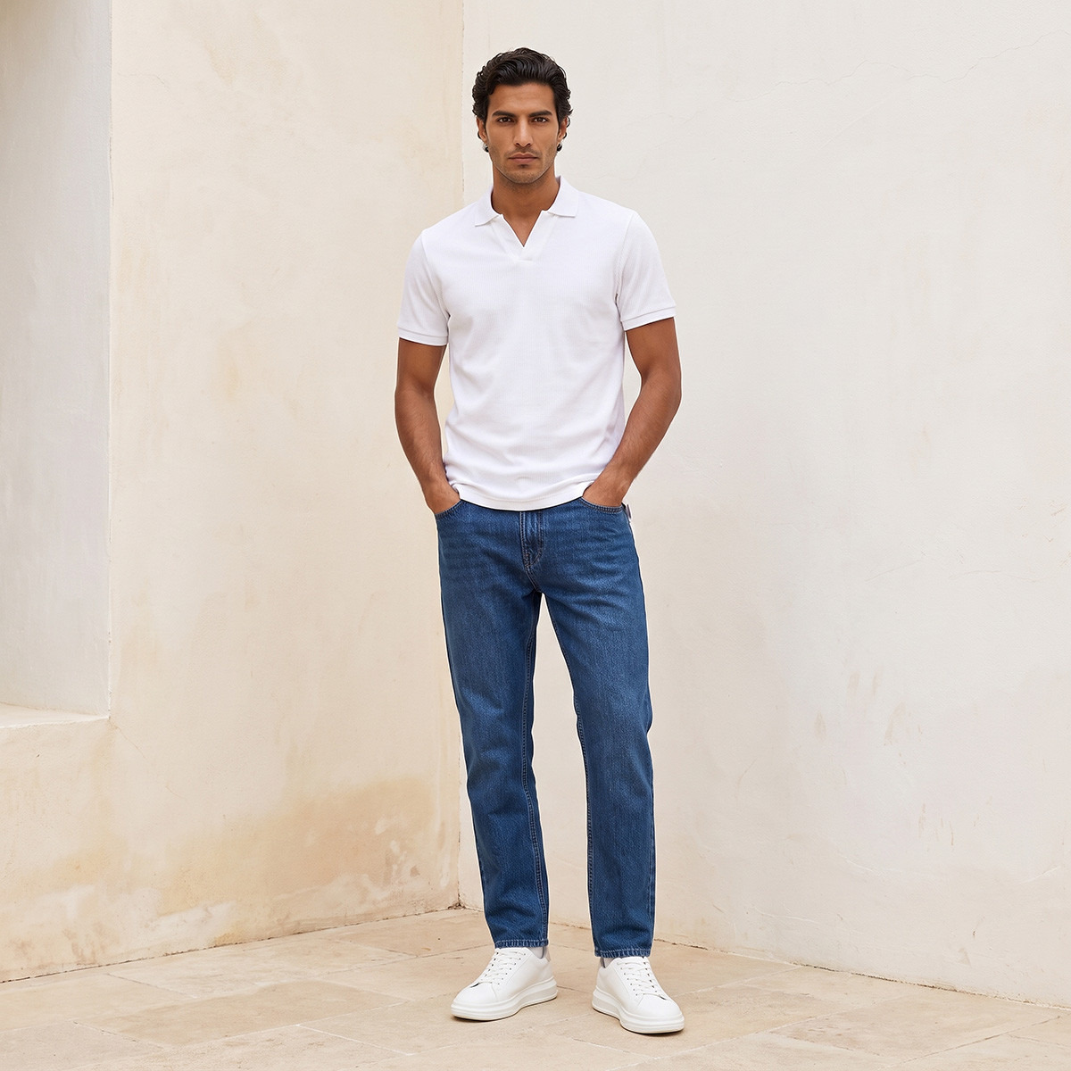 بنطلون جينز بقصة مستقيمة من سبلاش دينم-men-clothing-jeans-image-2