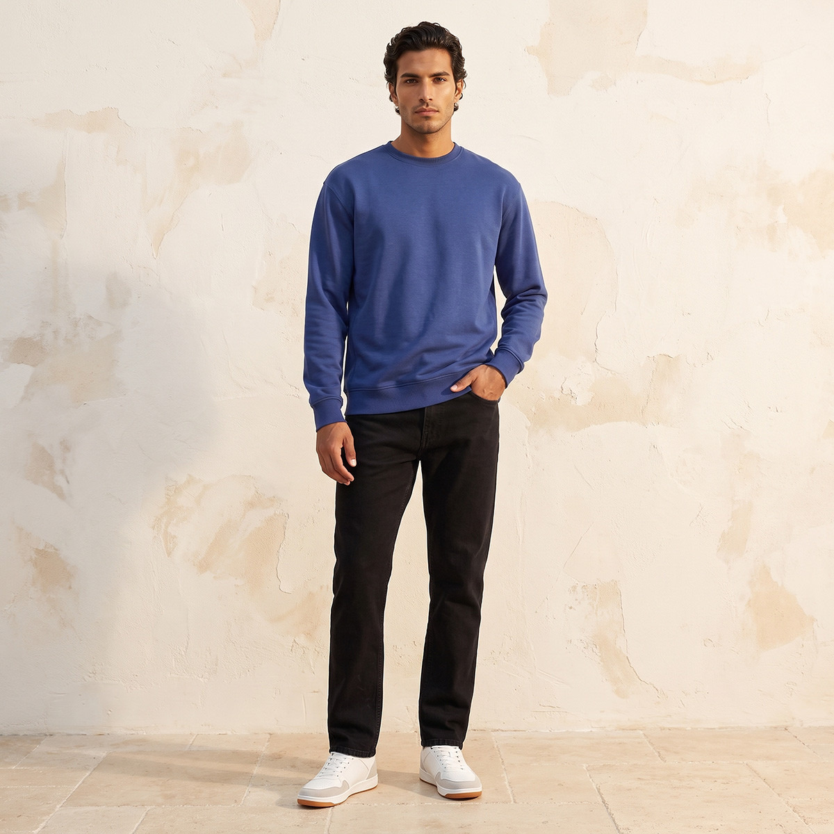بنطلون جينز بقصة مستقيمة من سبلاش دينم-men-clothing-jeans-image-2