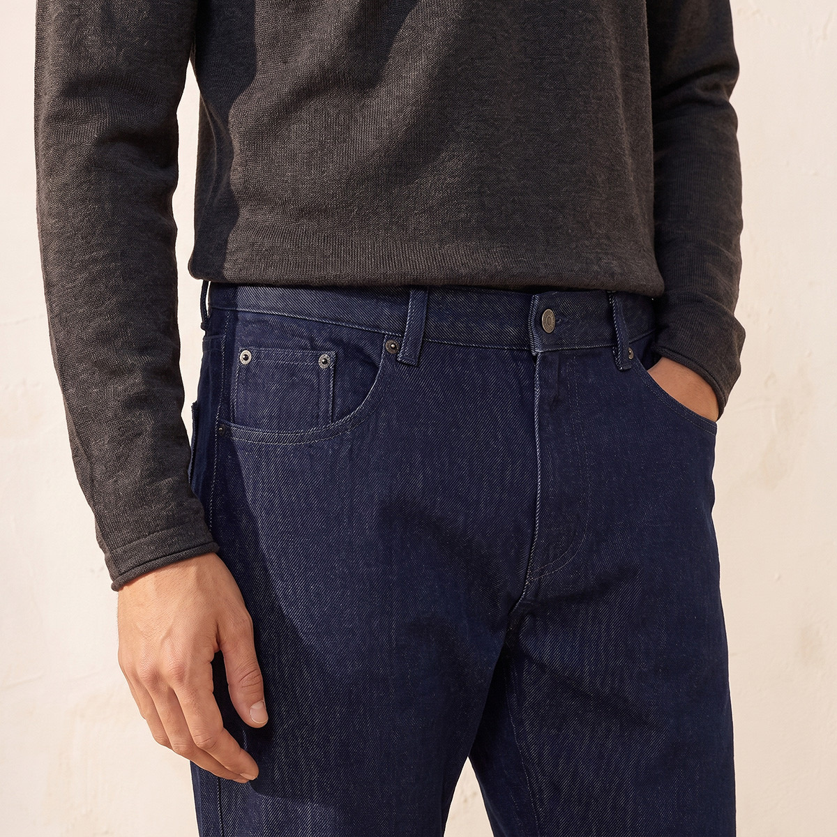 بنطلون جينز بقصة مستقيمة من سبلاش دينم-men-clothing-jeans-image-4