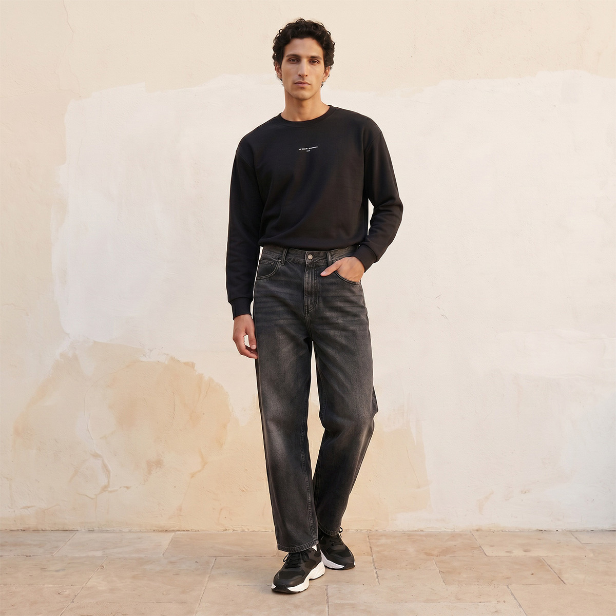 بنطلون جينز بقصّة باريل من سبلاش دنيم-men-clothing-jeans-image-3