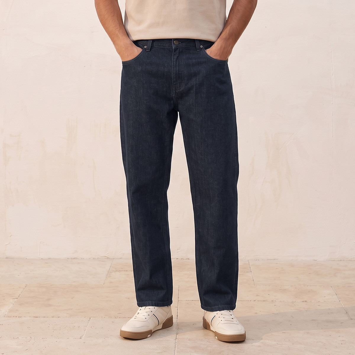 بنطلون جينز بقصة مستقيمة من سبلاش-men-clothing-jeans-image-1