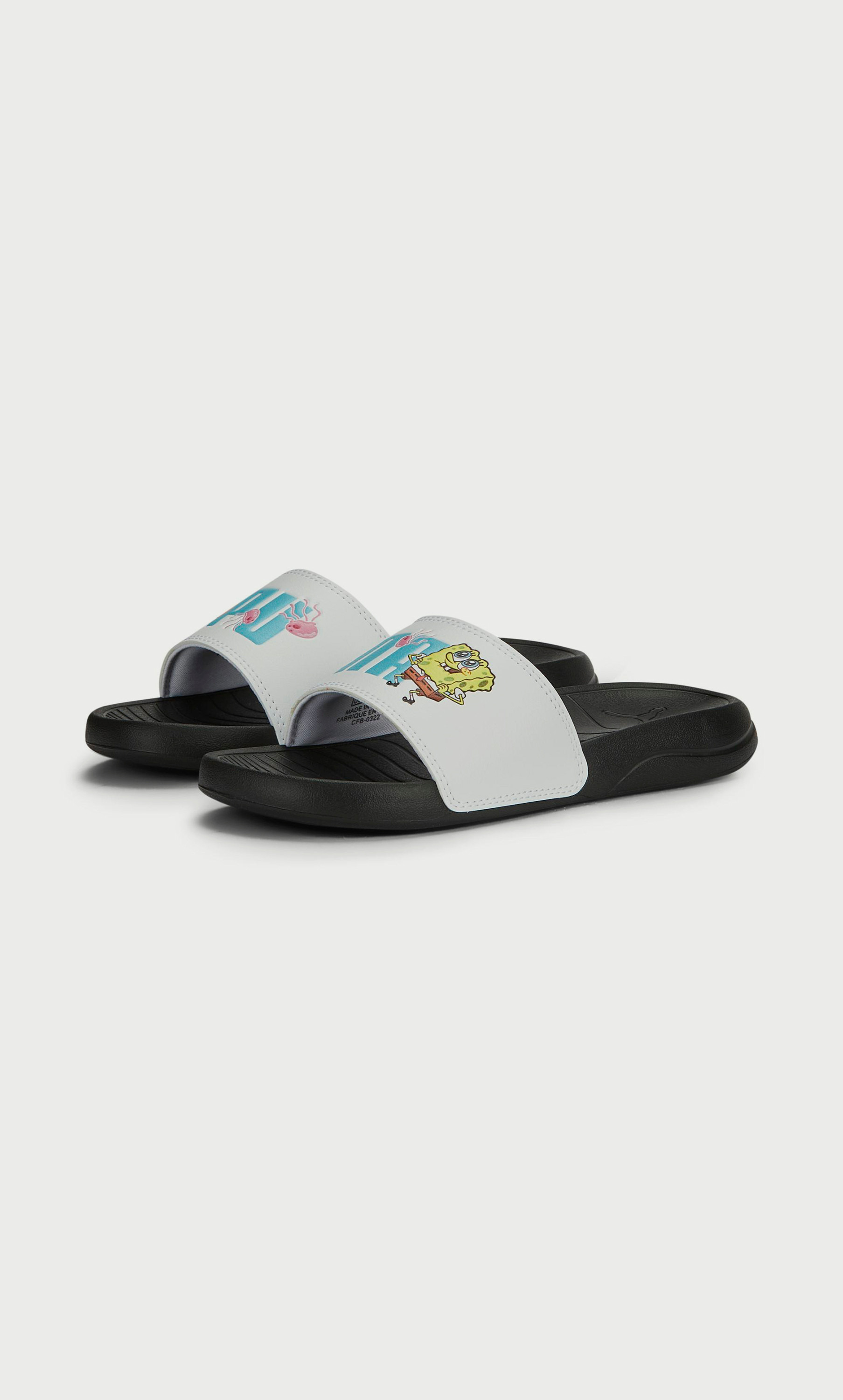 سلايدز من بوما بوبكات 20 سبونجبوب للأطفال 39087301-boys-shoes-flipflopsandslides-image-1