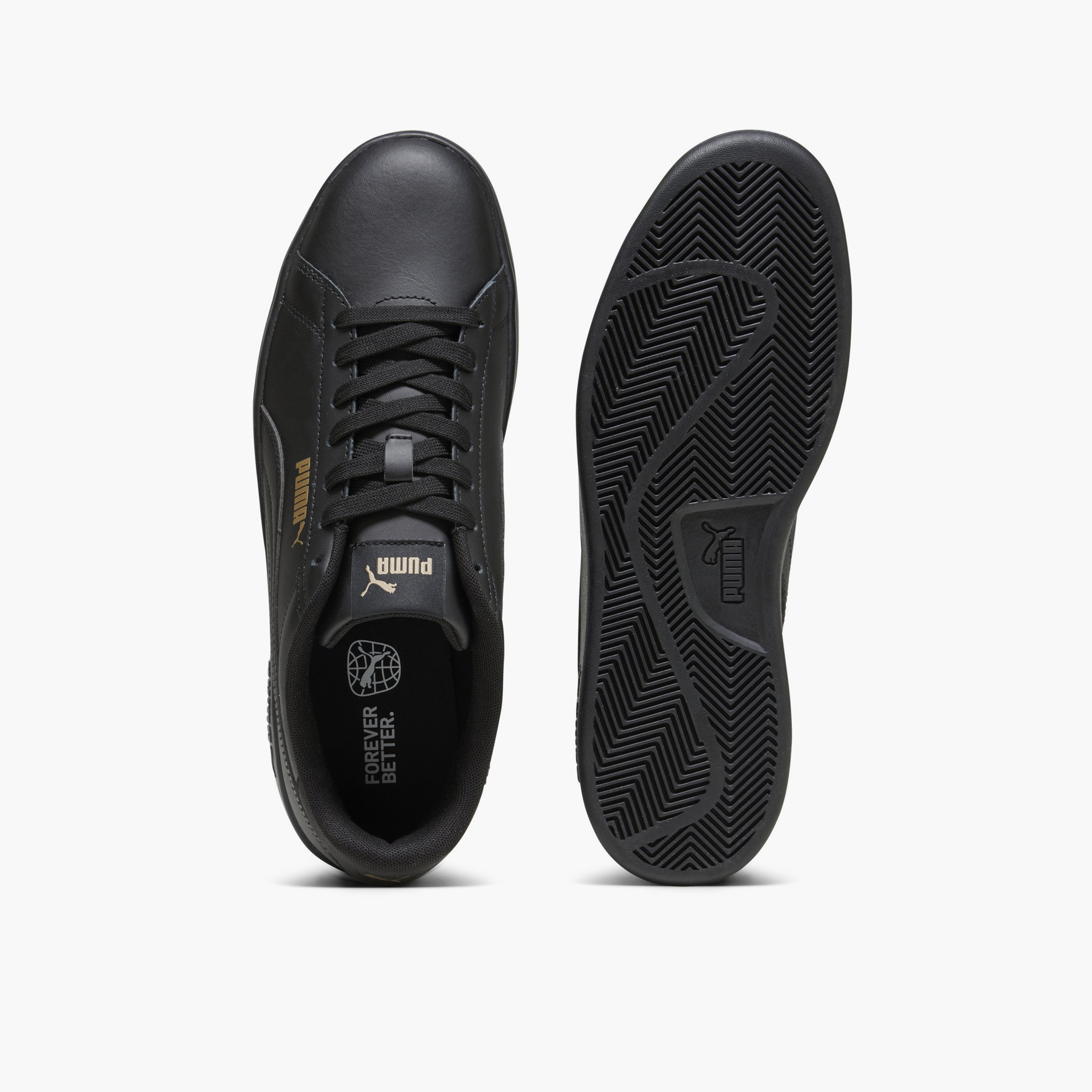 حذاء سنيكرز جلد منخفض الكاحل برباط سماش 3.0 إل للرجال من بوما-sports-men-shoes-image-4