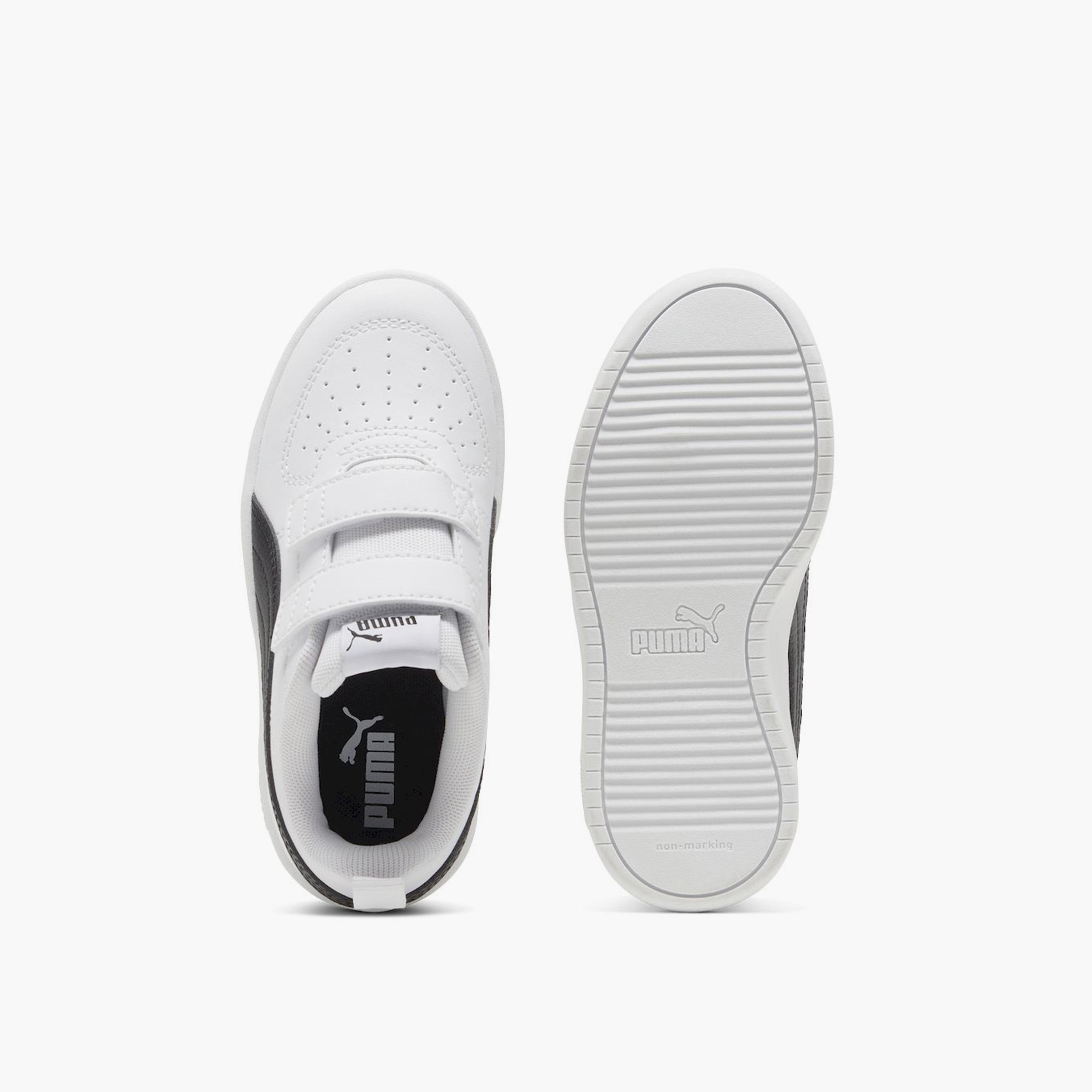 Puma Kids Rickie V PS Hook & Loop Sneakers 391327 | OE-girls-shoes-sneakers-image-4