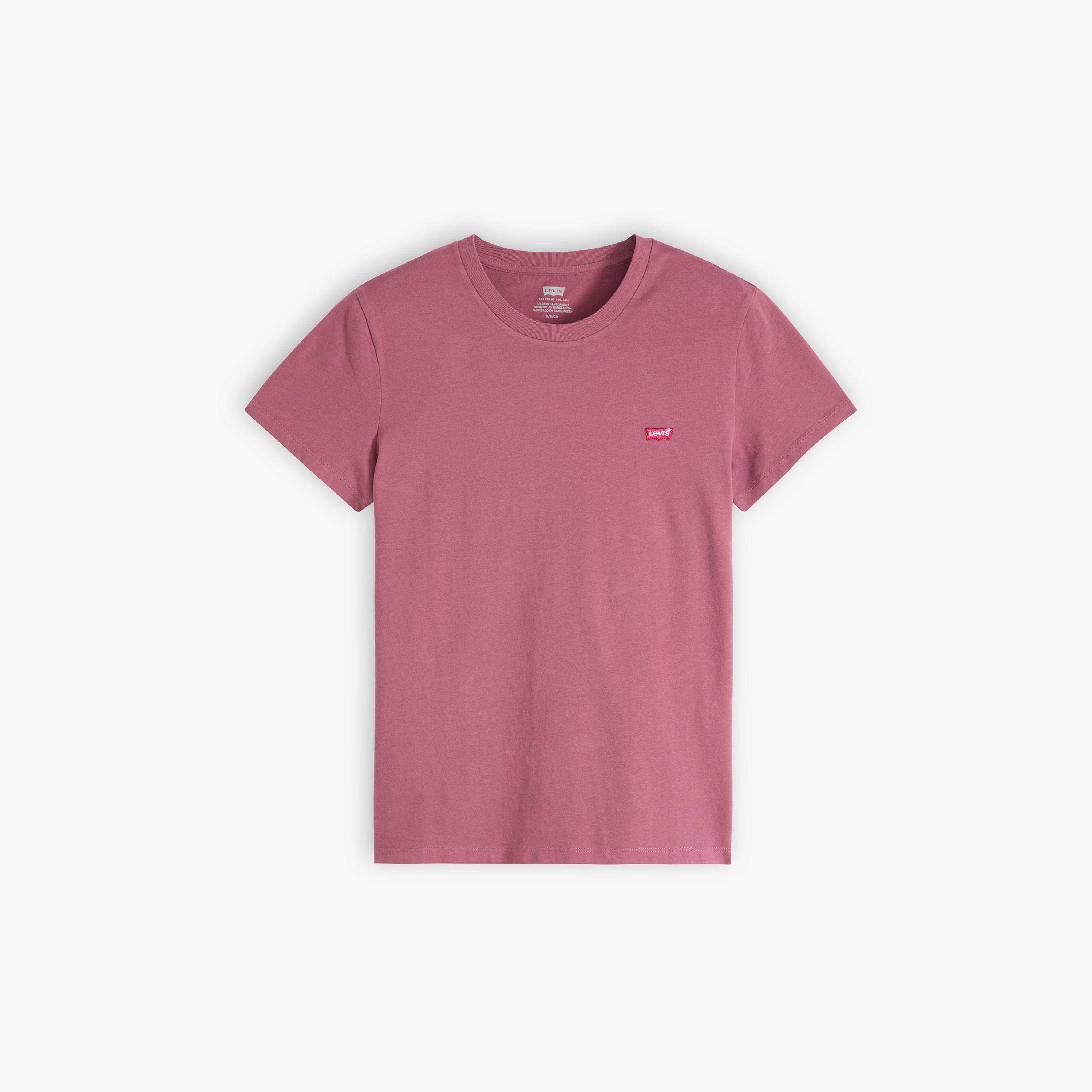 تي شيرت نسائي سادة بأكمام قصيرة ورقبة دائرية من ليفايس-women-clothing-tshirts-image-5