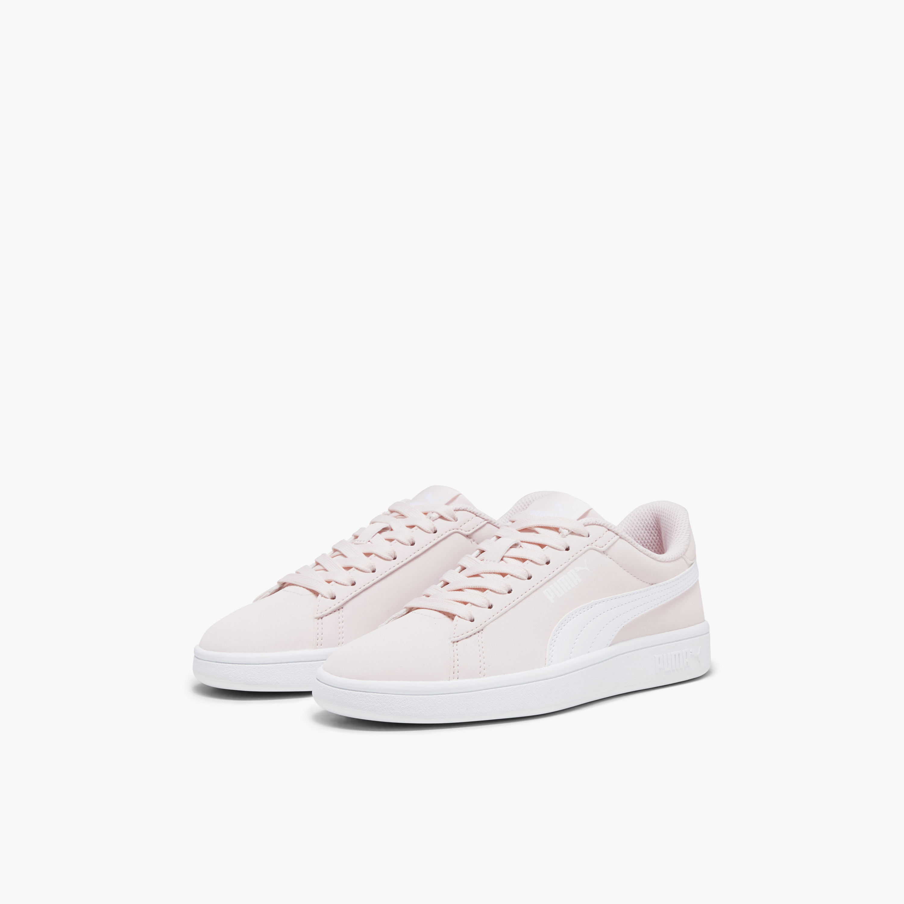 Puma Girls Smash 3.0 Buck Lace-Up Ankle Sneakers-girls-shoes-sneakers-image-1
