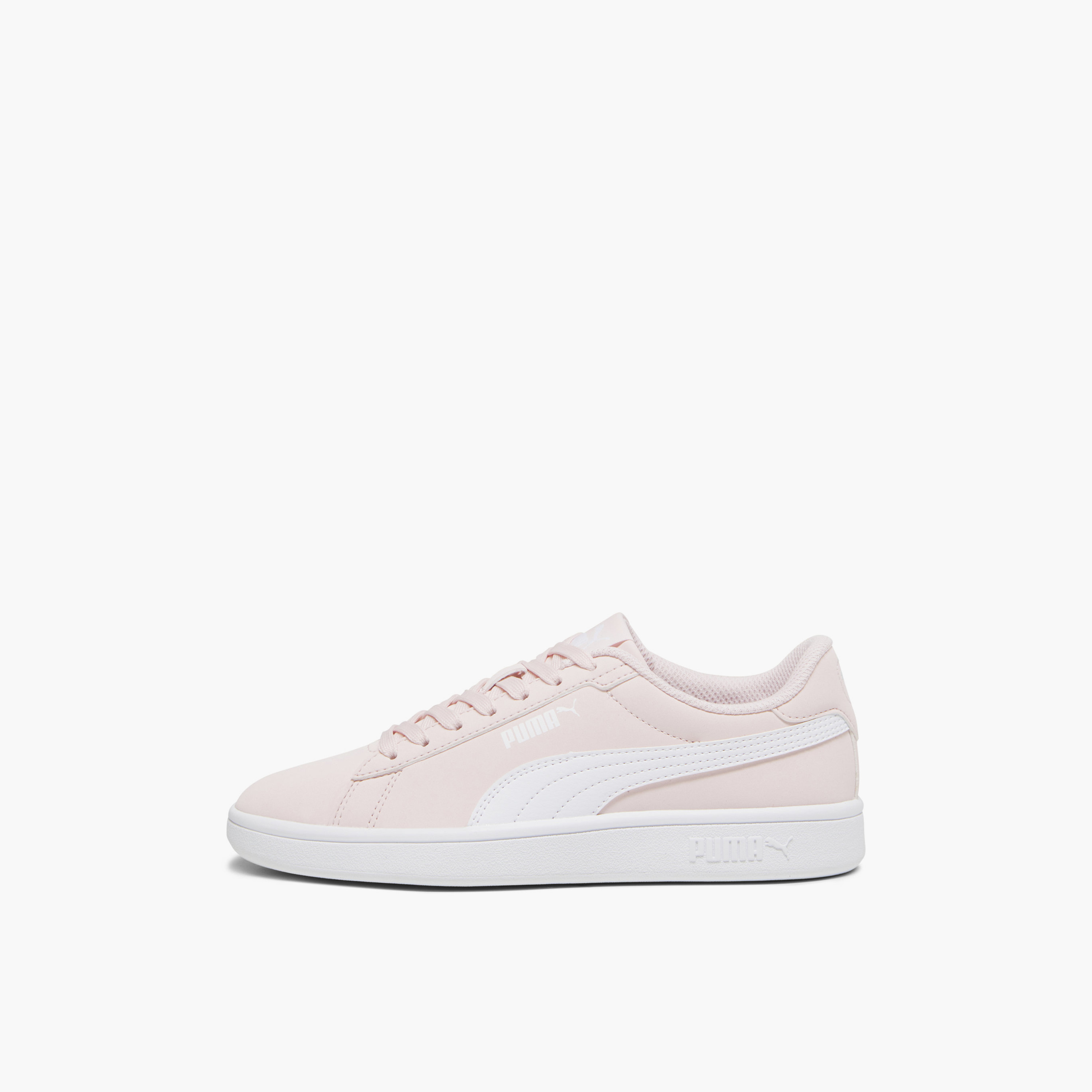 Puma Girls Smash 3.0 Buck Lace-Up Ankle Sneakers-girls-shoes-sneakers-image-3