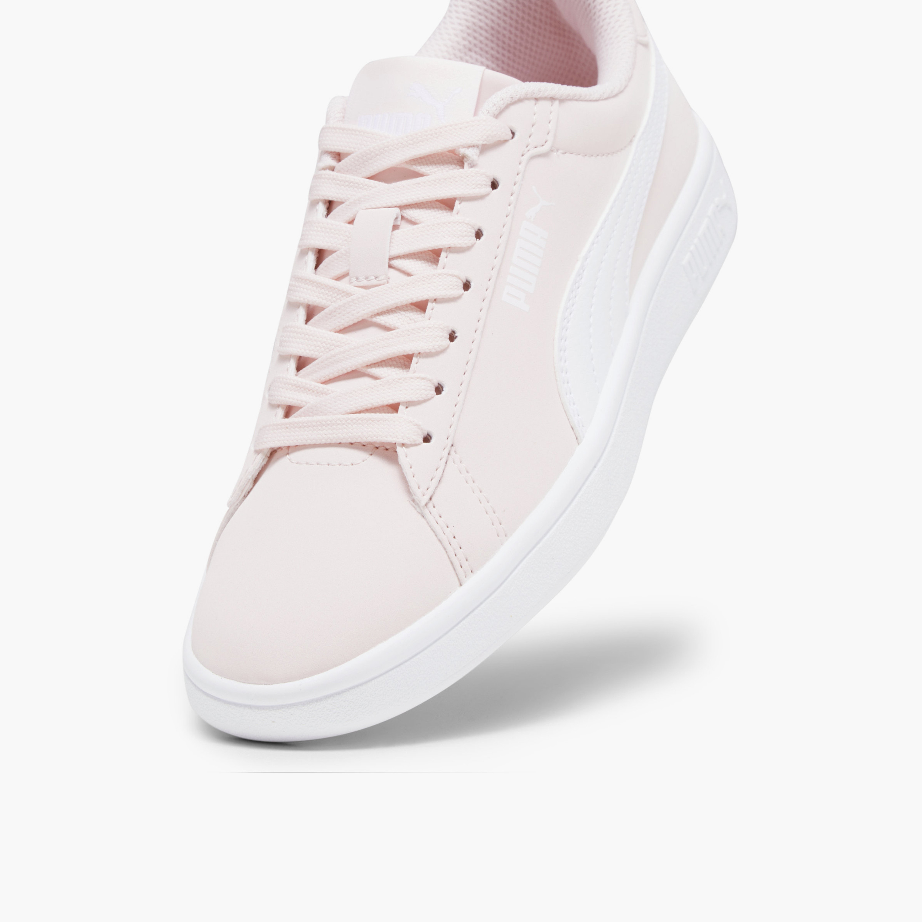 Puma Girls Smash 3.0 Buck Lace-Up Ankle Sneakers-girls-shoes-sneakers-image-5