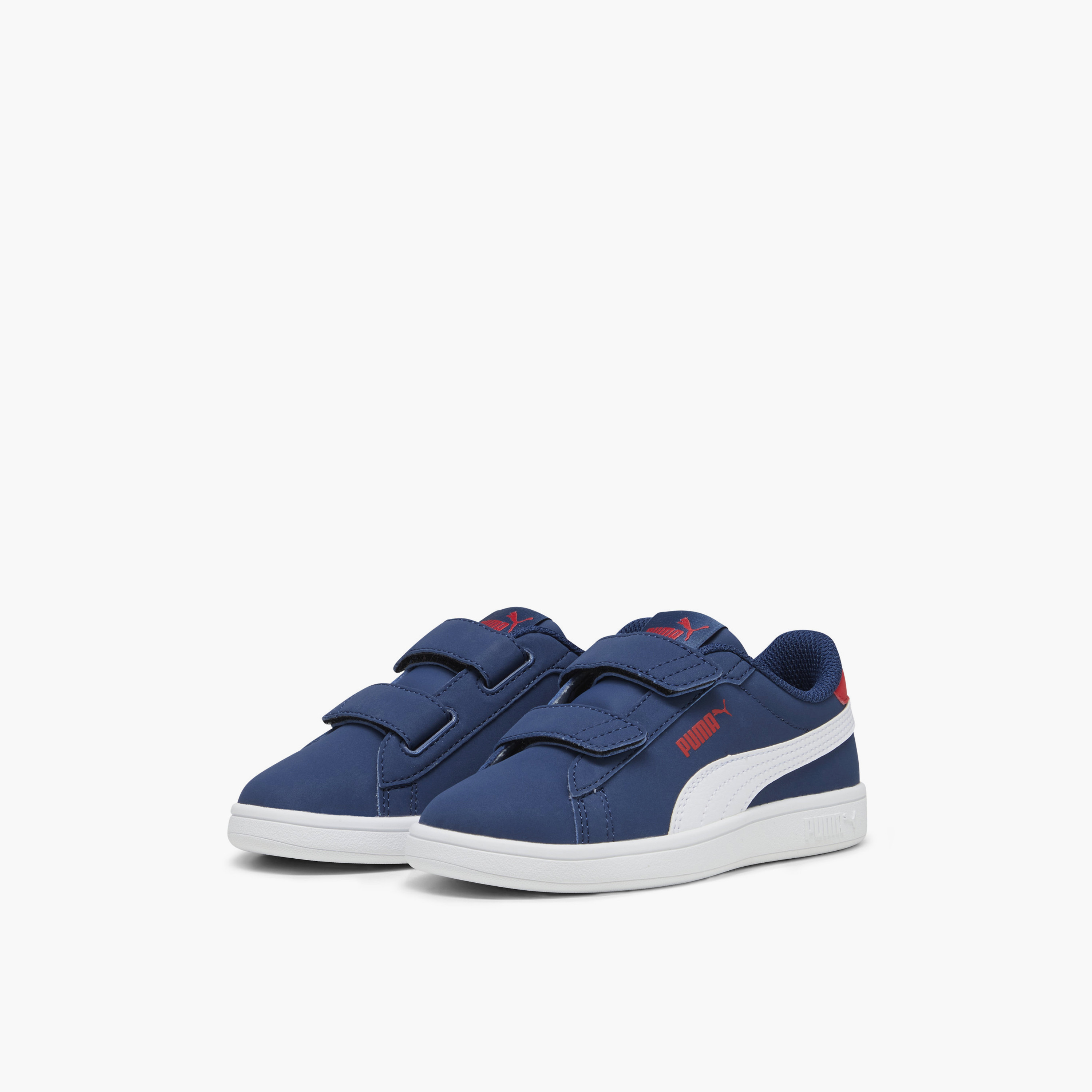 Puma Boys Smash 3.0 Buck V Hook & Loop Ankle Sneakers-boys-shoes-sneakers-image-1