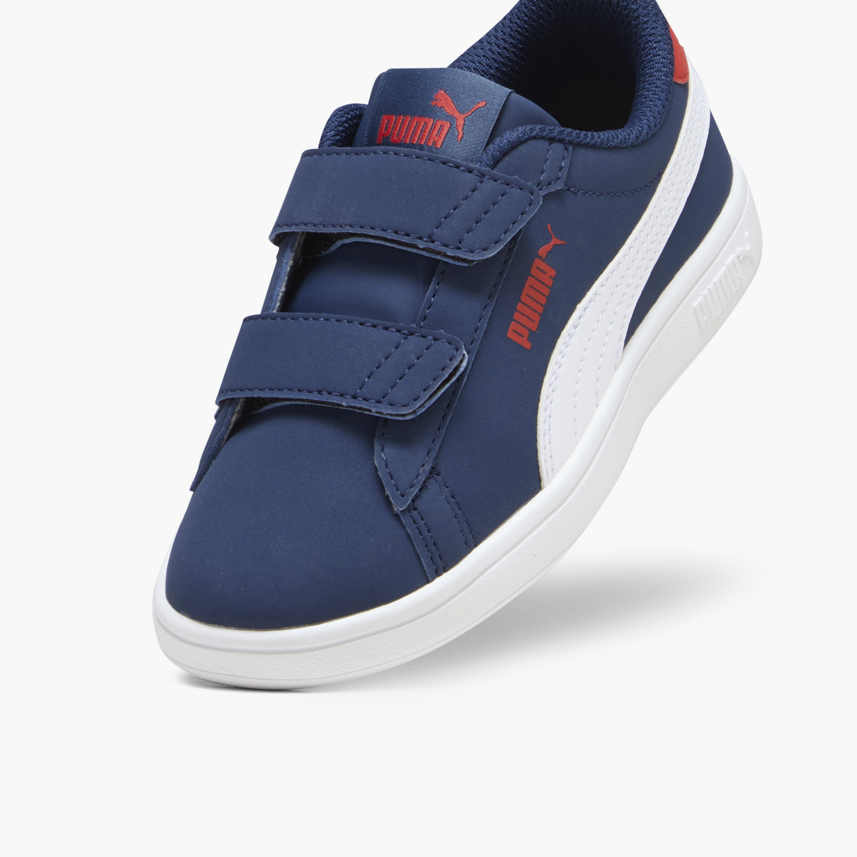 Puma Boys Smash 3.0 Buck V Hook & Loop Ankle Sneakers-boys-shoes-sneakers-image-5