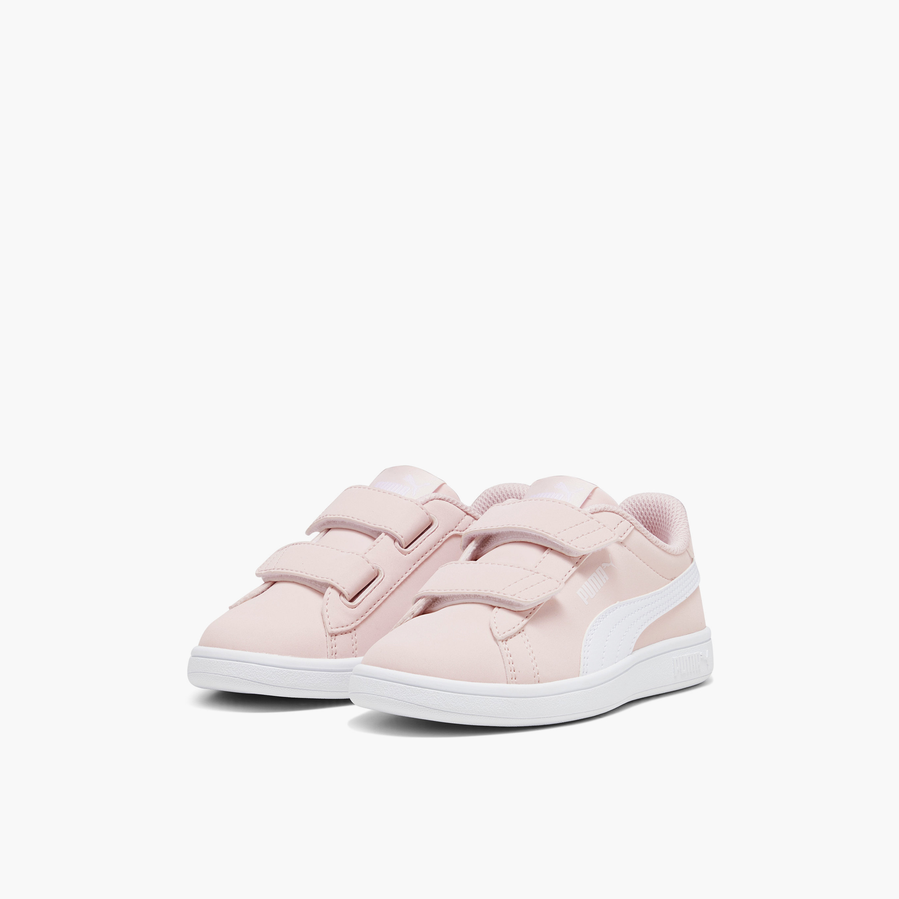 Puma Girls Smash 3.0 Buck V Hook & Loop Sports Shoes-sports-girls-shoes-image-1
