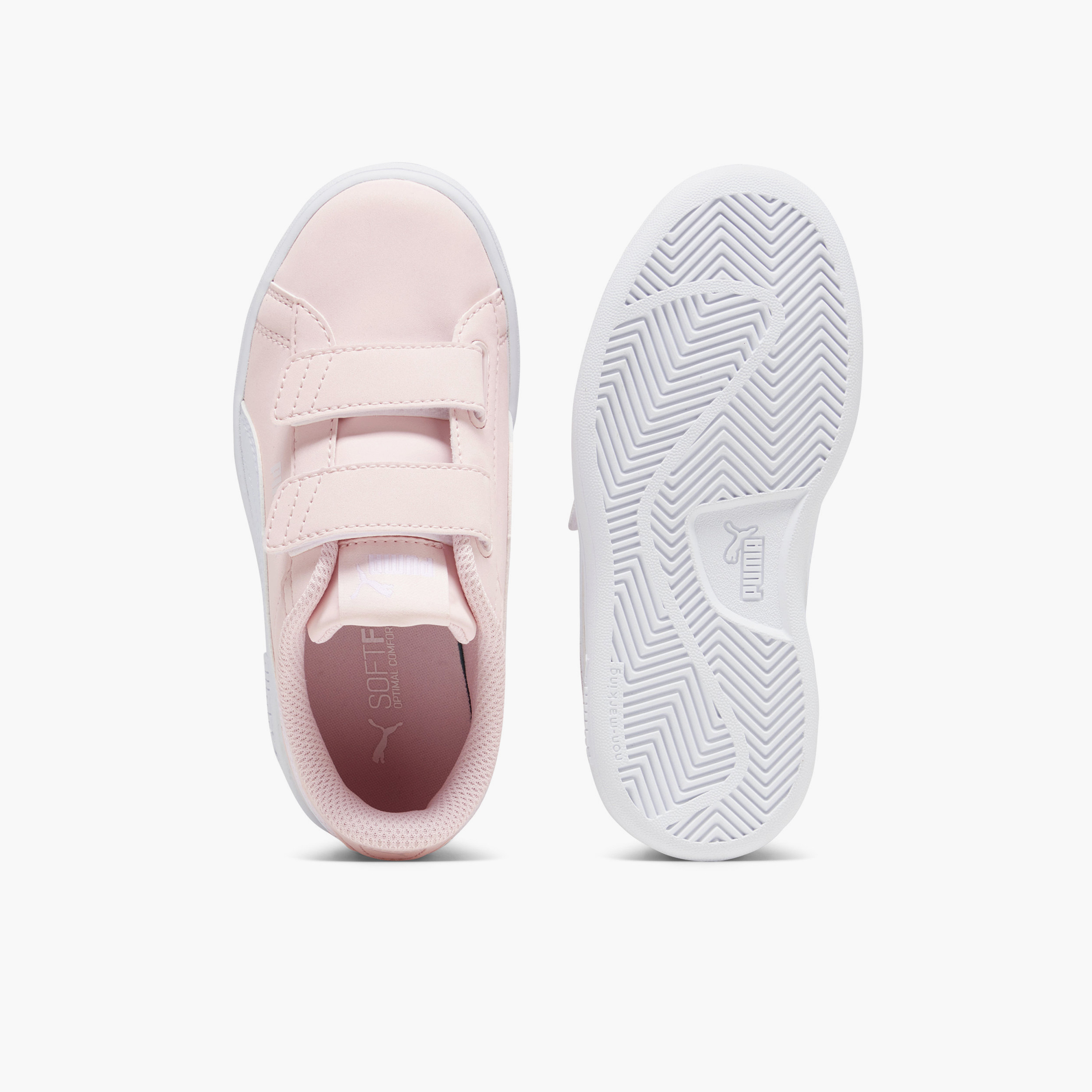 Puma Girls Smash 3.0 Buck V Hook & Loop Sports Shoes-sports-girls-shoes-image-4