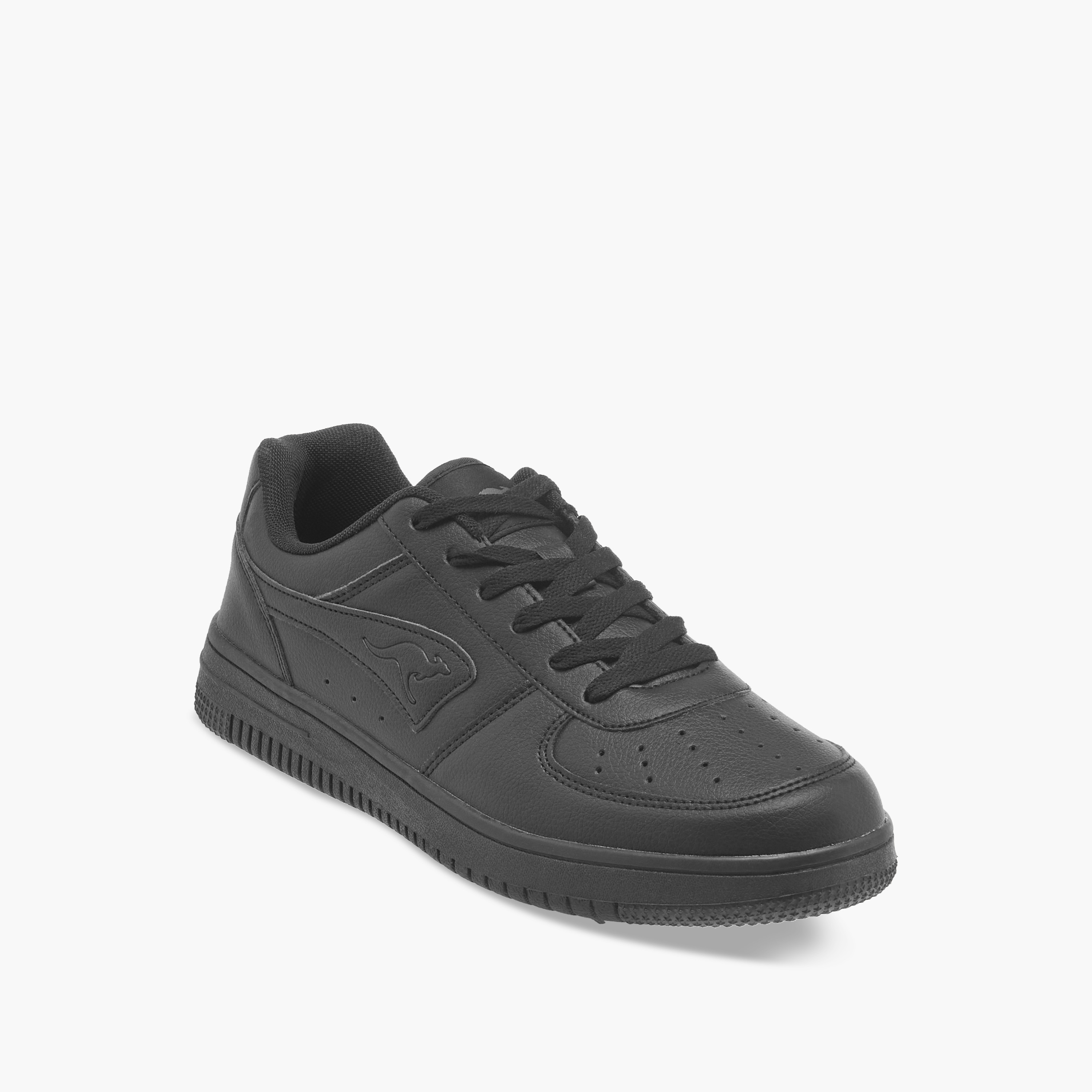 KangaROOS Unisex Logo Detail Sneakers with Lace-Up Closure-women-shoes-sneakers-image-2