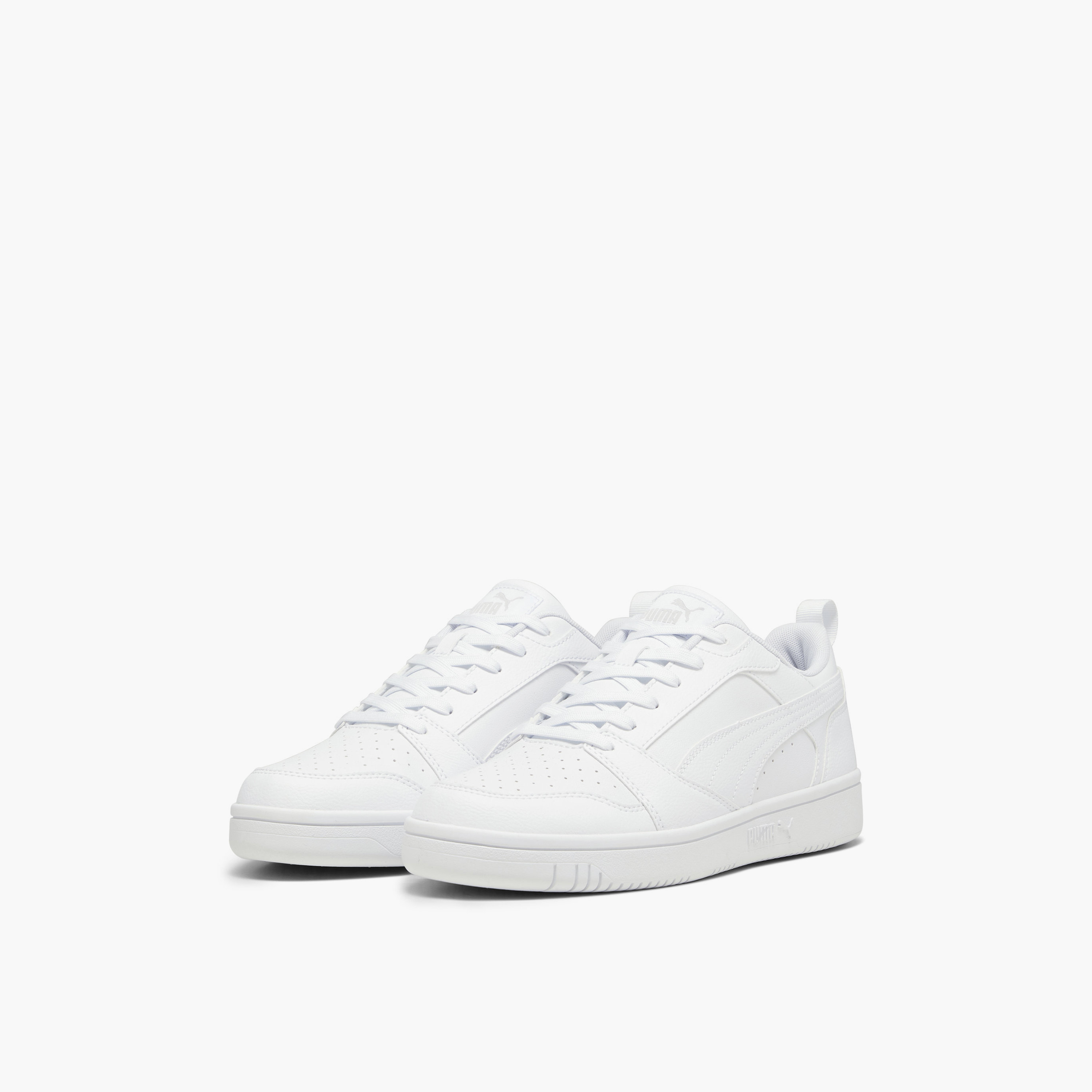 Puma Men Rebound V6 Lace-Up Low Ankle Sneakers-sports-men-shoes-image-1