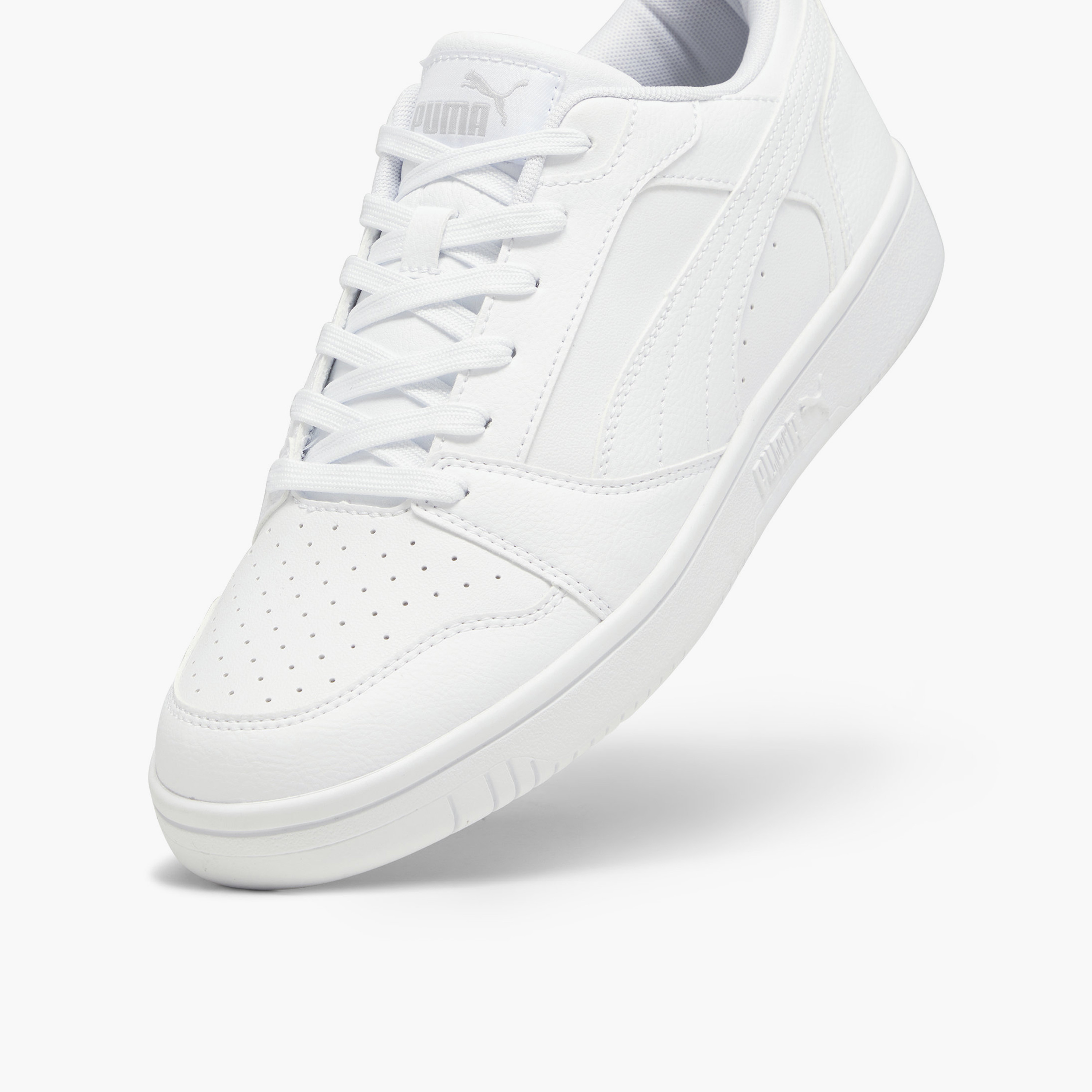 Puma Men Rebound V6 Lace-Up Low Ankle Sneakers-sports-men-shoes-image-5