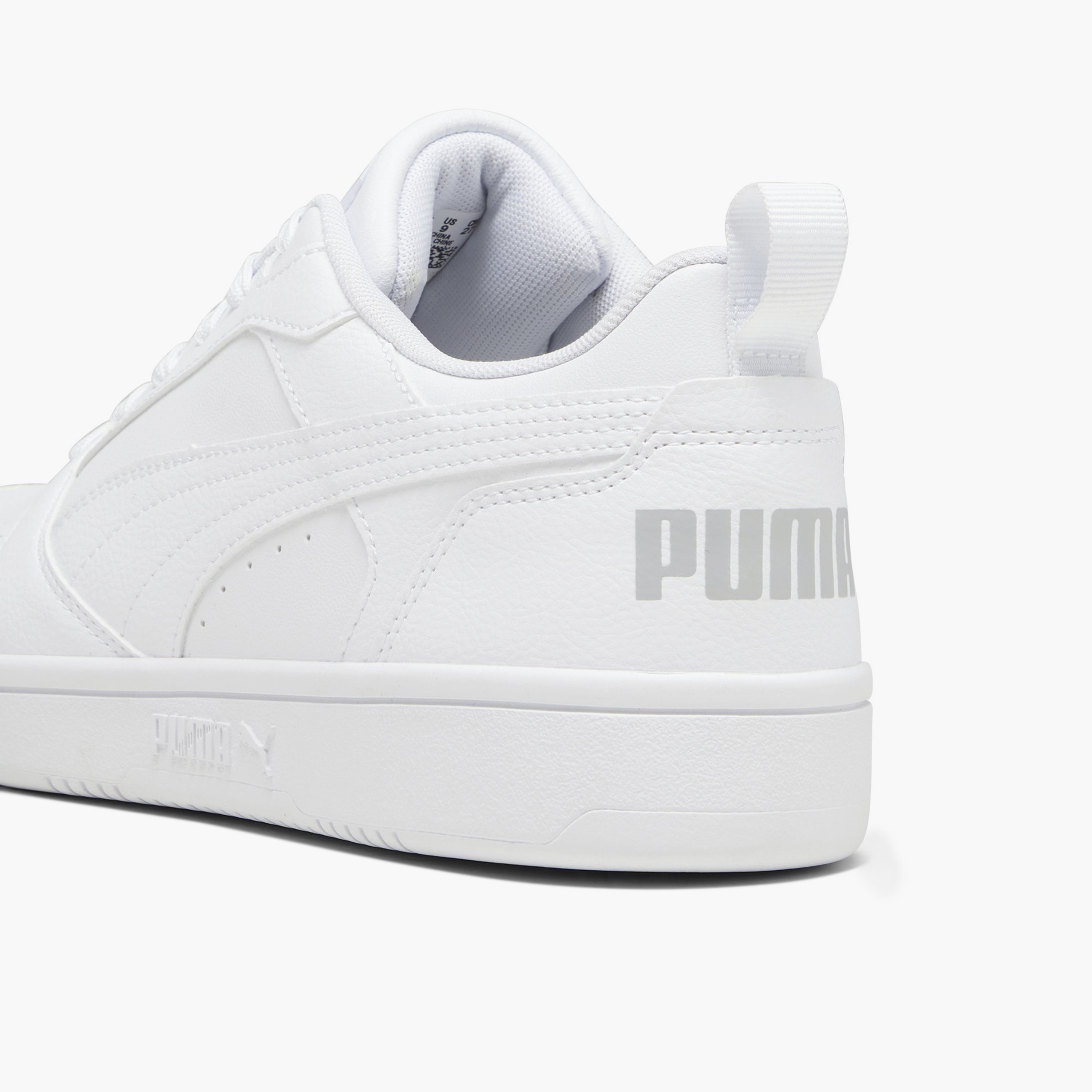 Puma Men Rebound V6 Lace-Up Low Ankle Sneakers-sports-men-shoes-image-6