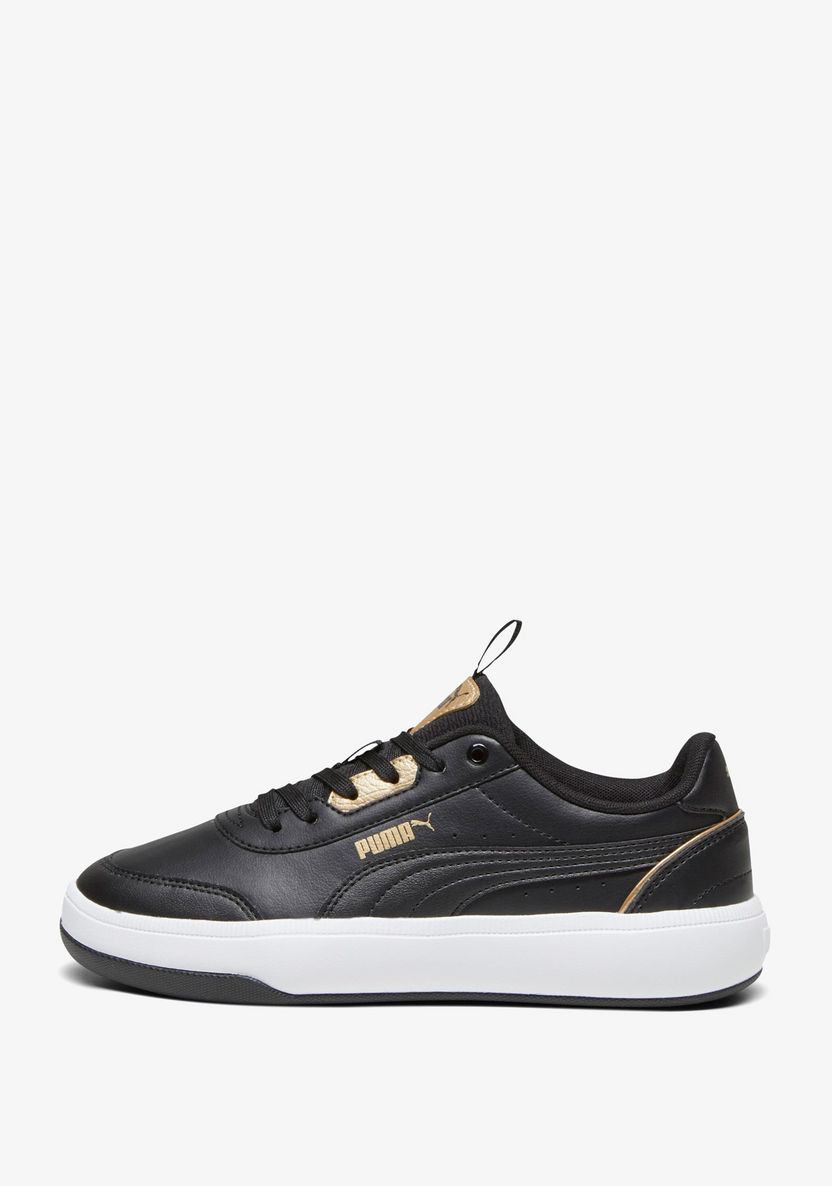 Puma Women's Logo Print Trainers with Panel Detail and Lace-Up Closure-Women%27s Sports Shoes-image-2