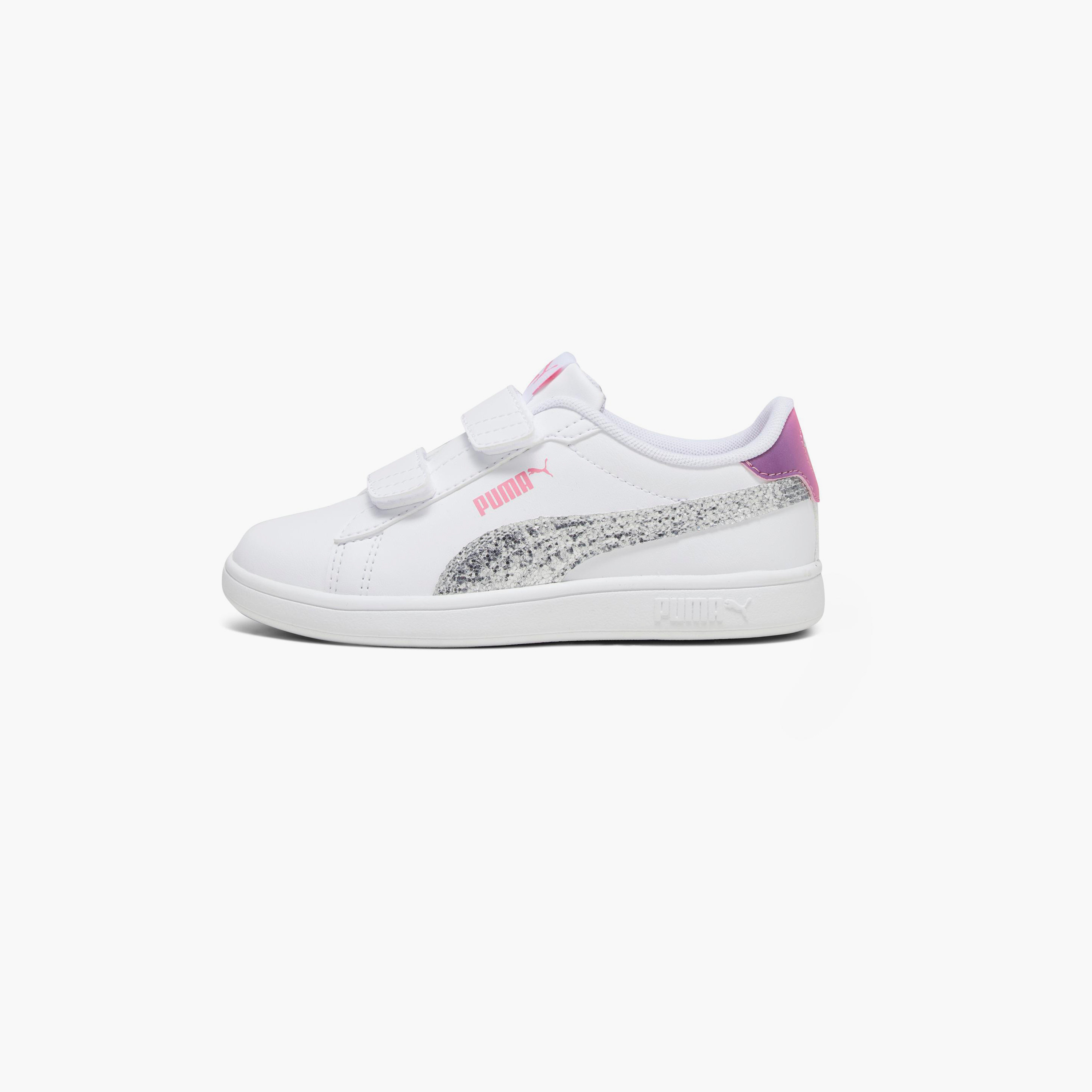 Puma Kids Smash 3.0 L Star Glow V Hook & Loop Shoes-girls-shoes-sneakers-image-3